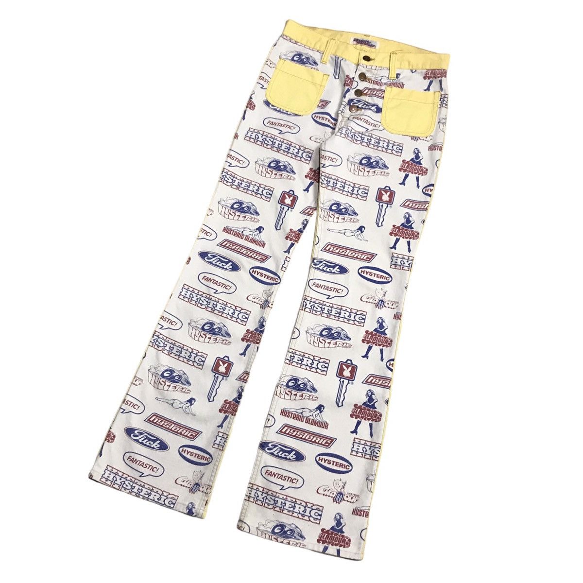 Hysteric Glamour VINTAGE HYSTERIC GLAMOUR FUCK FANTASTIC PANTS Size 28" / US 6 / IT 42 - 3 Thumbnail