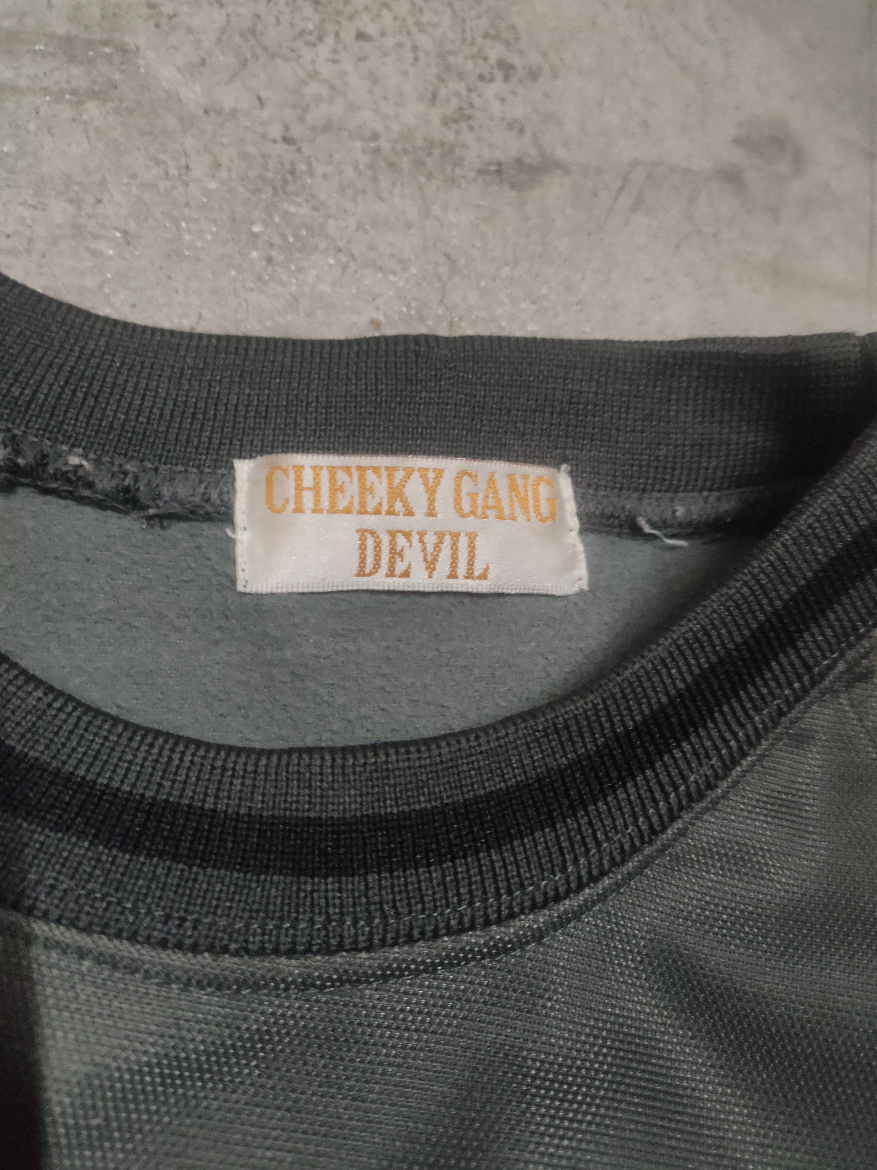 Japanese Brand Cheeky gang devil embroidery tee Size US L / EU 52-54 / 3 - 5 Thumbnail