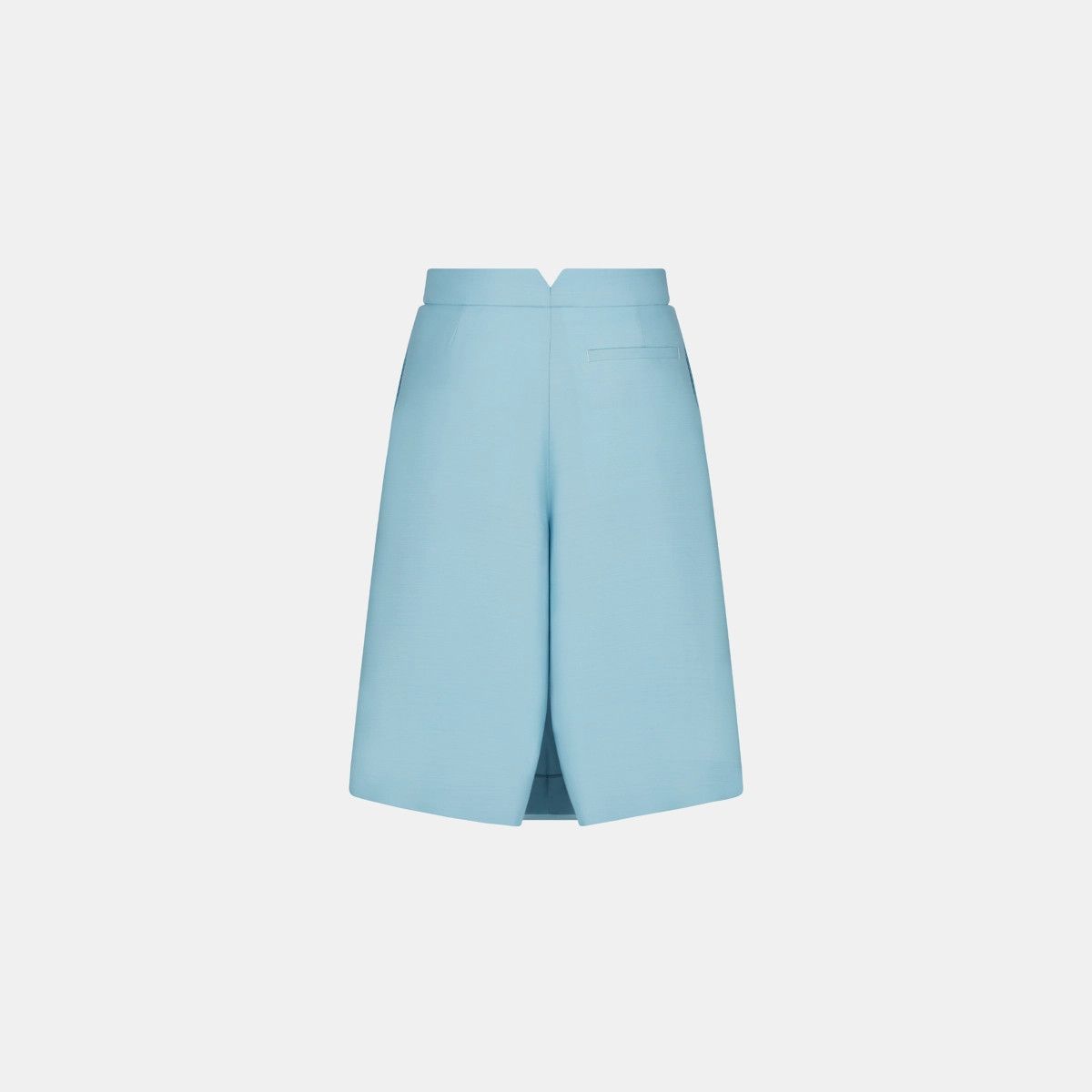 Dior o1bcso1str1124 Pleated Kilt-Shorts in Sky Blue Size US 40 / EU 56 - 2 Thumbnail