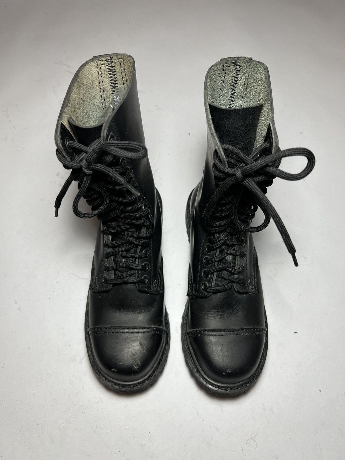Leather Vintage avant garde undercover leather boots Size US 7 / EU 40 - 2 Thumbnail