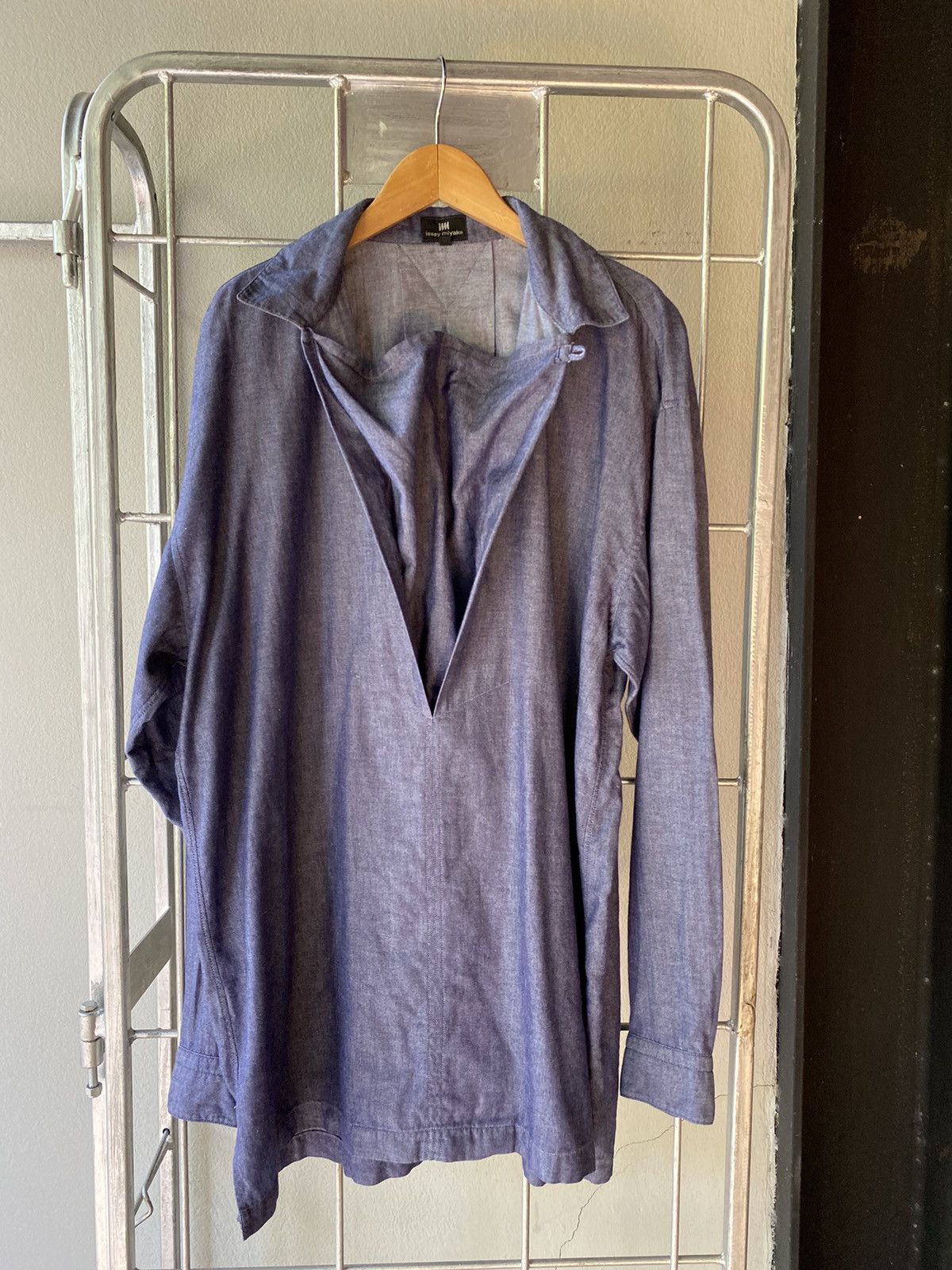 Issey Miyake IM issey miyake denim polo shirt Size US M / EU 48-50 / 2 - 11 Thumbnail