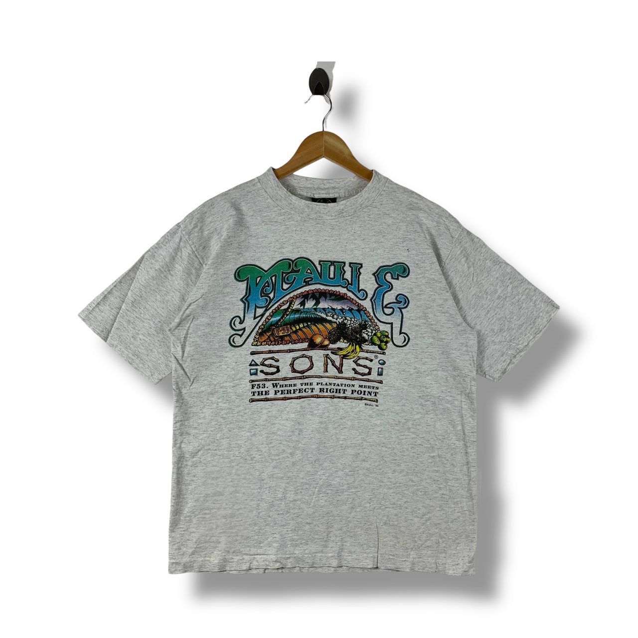 Vintage Vintage 90s MAUI & SONS big logo printed Surfing tee Size US M / EU 48-50 / 2 - 1 Thumbnail