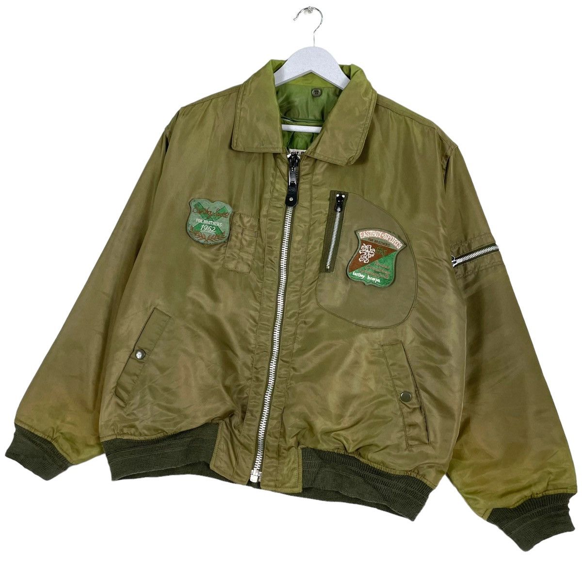 Buzz Rickson's × Japanese Brand 💥EAST BOY MA1 SPORT INCORPORATED RIOT BOMBER JACKET Size US M / EU 48-50 / 2 - 2 Thumbnail