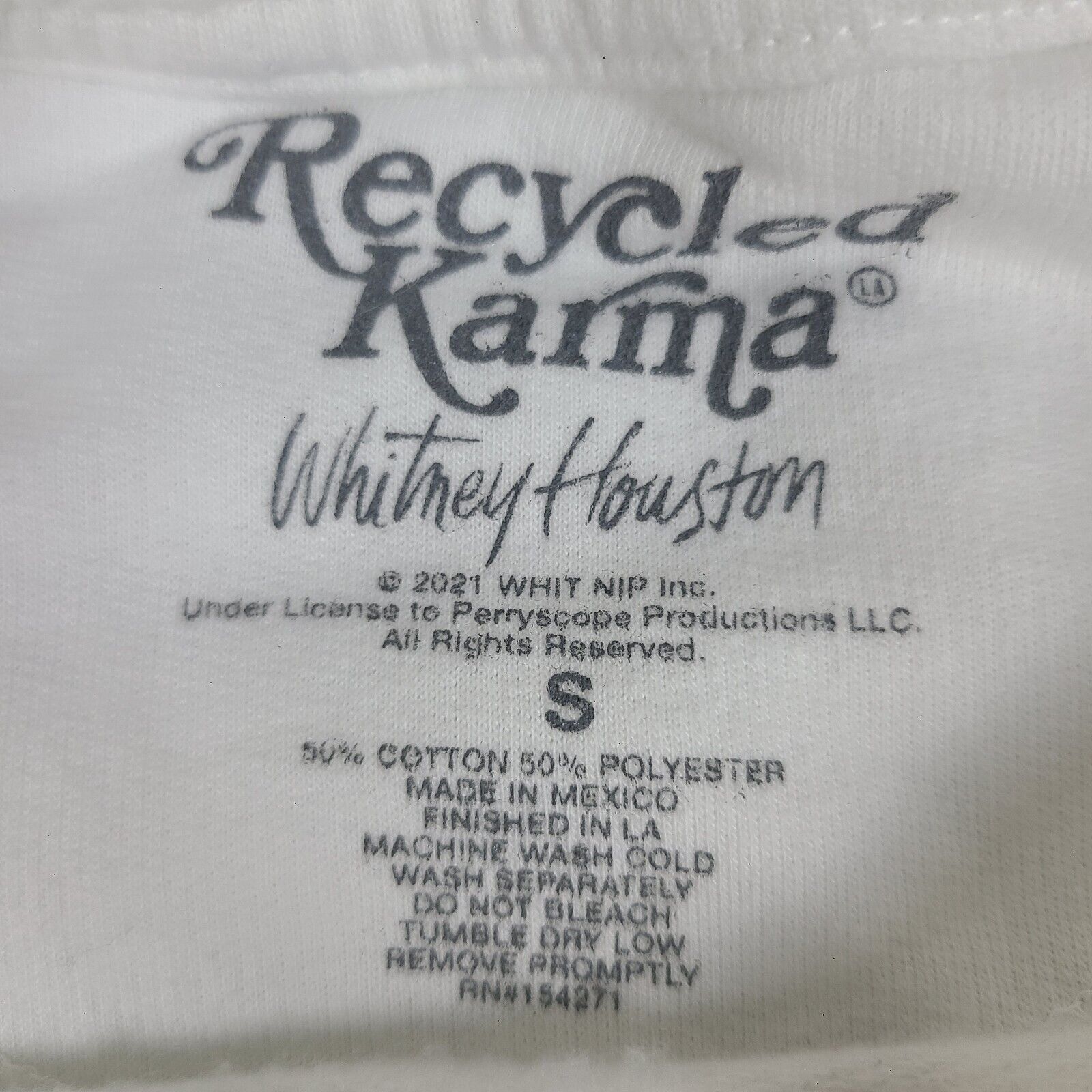 Vintage Whitney Houston Long Sleeve Sweatshirt Sz S Recycled Karma I Size S / US 4 / IT 40 - 3 Thumbnail