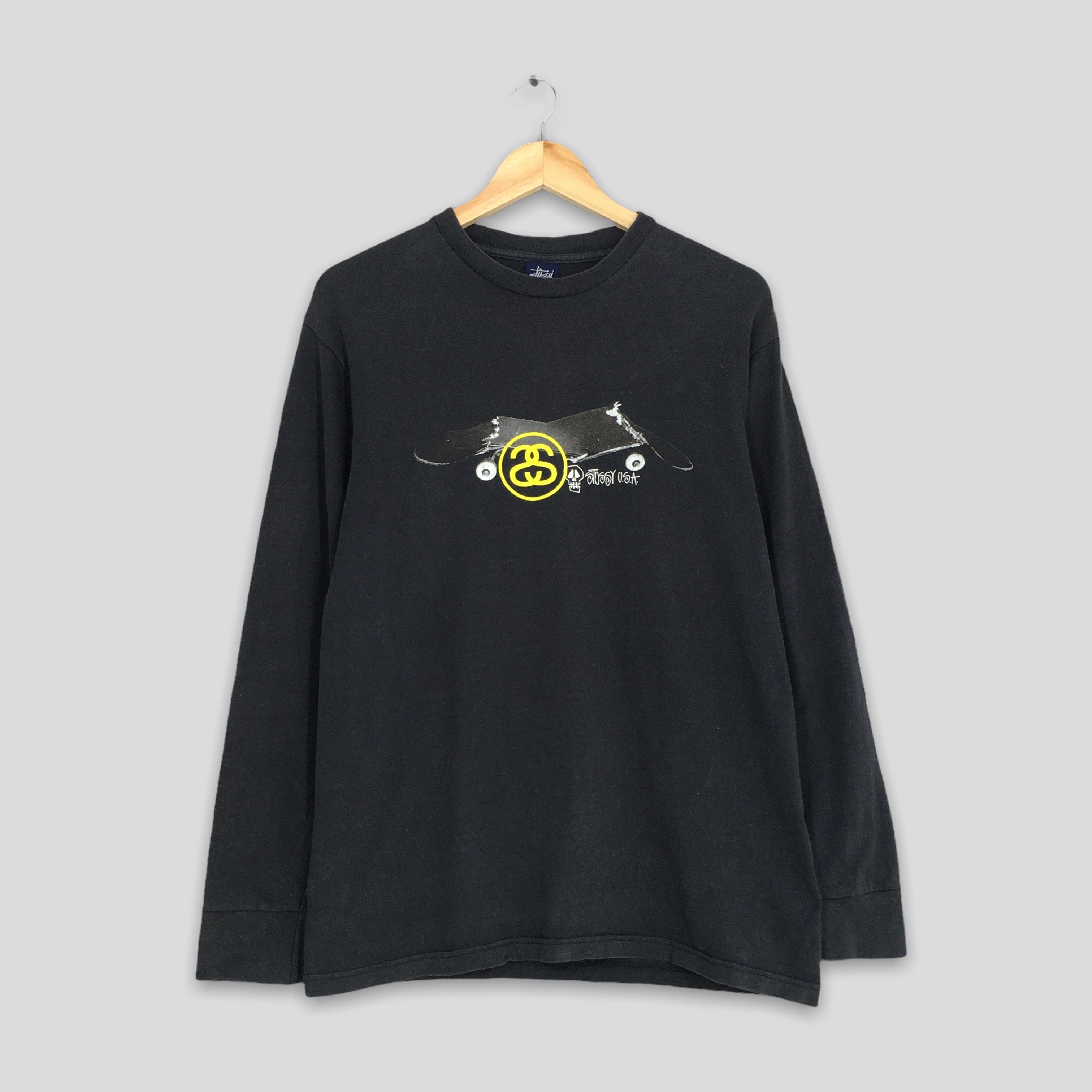 Stussy Stussy Basic stock Raglan thermal FW24 washed black Medium