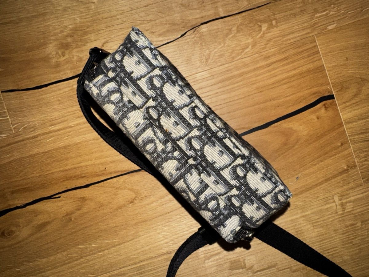 Dior Dior Oblique Jacquard Zipped Pouch with Strap Size ONE SIZE - 5 Thumbnail