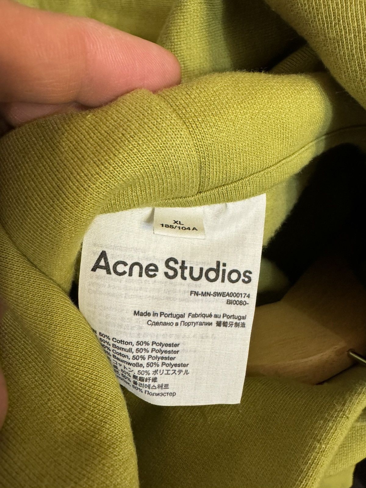 Acne Studios signature hoodie Size US XL / EU 56 / 4 - 4 Thumbnail