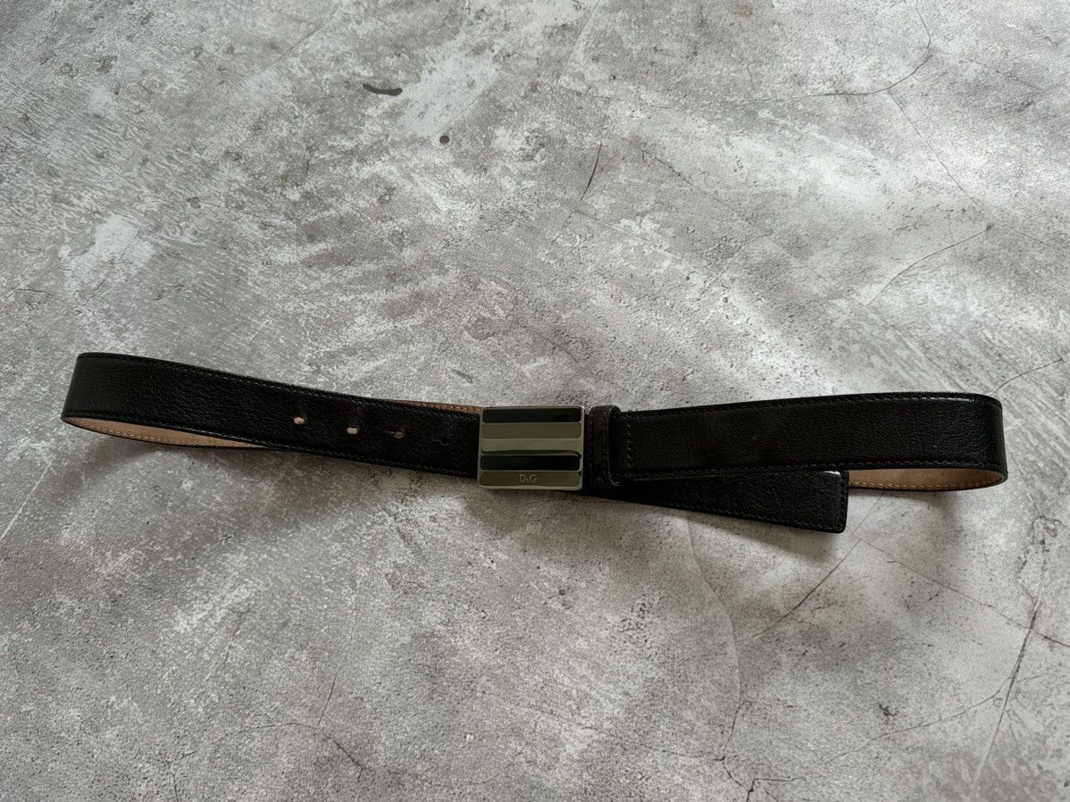 Dolce & Gabbana Dolce Gabbana black leather belt Size ONE SIZE - 7 Thumbnail