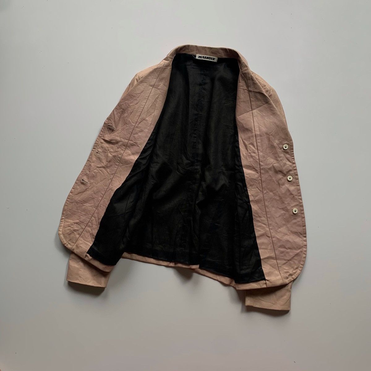 Jil Sander Jil Sander Leather Blazer Size M / US 6-8 / IT 42-44 - 2 Thumbnail