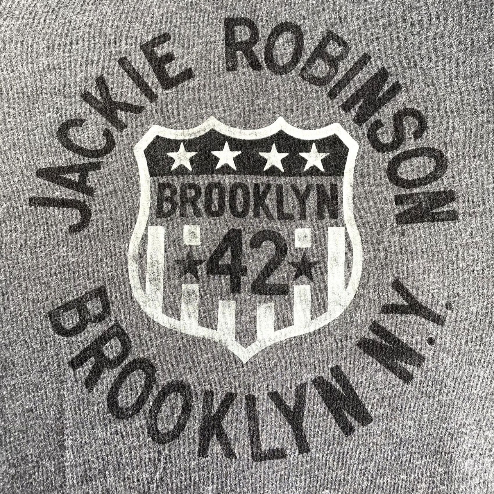 Roots Roots of Fight Jackie Robinson Shirt Mens Large Brooklyn 42 Baseball RM13015 Size US L / EU 52-54 / 3 - 2 Thumbnail