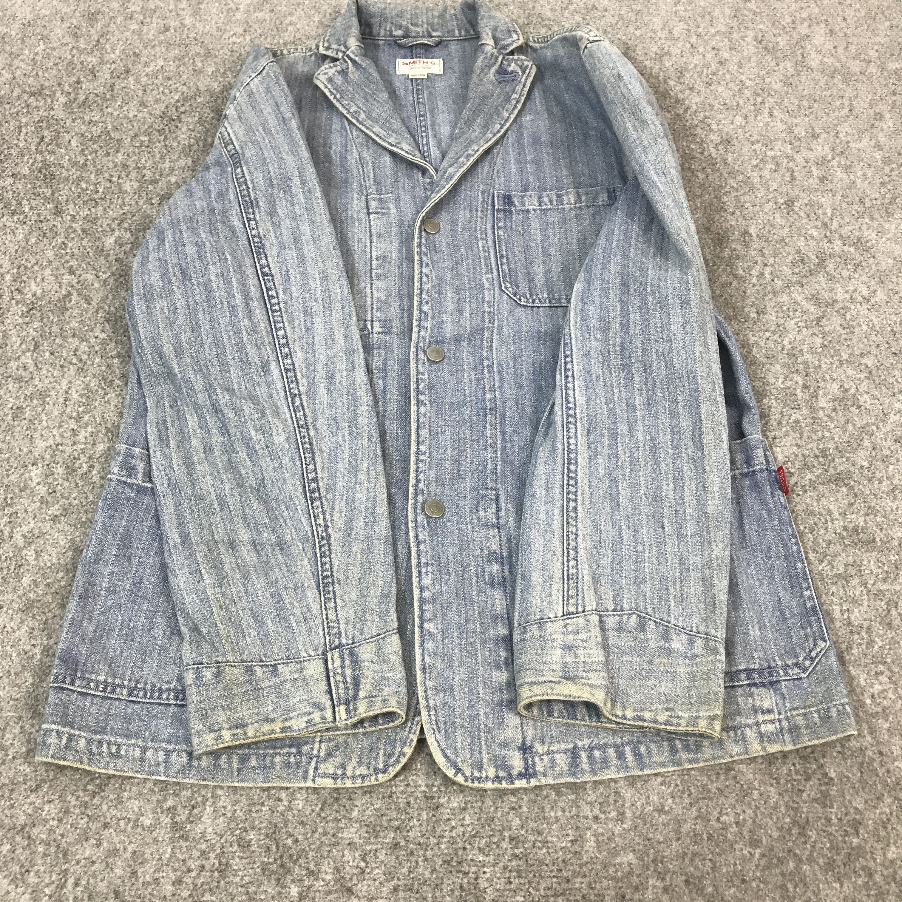 Smith's American SMITHS AMERICAN DENIM BUTTON JACKET Size US M / EU 48-50 / 2 - 8 Thumbnail