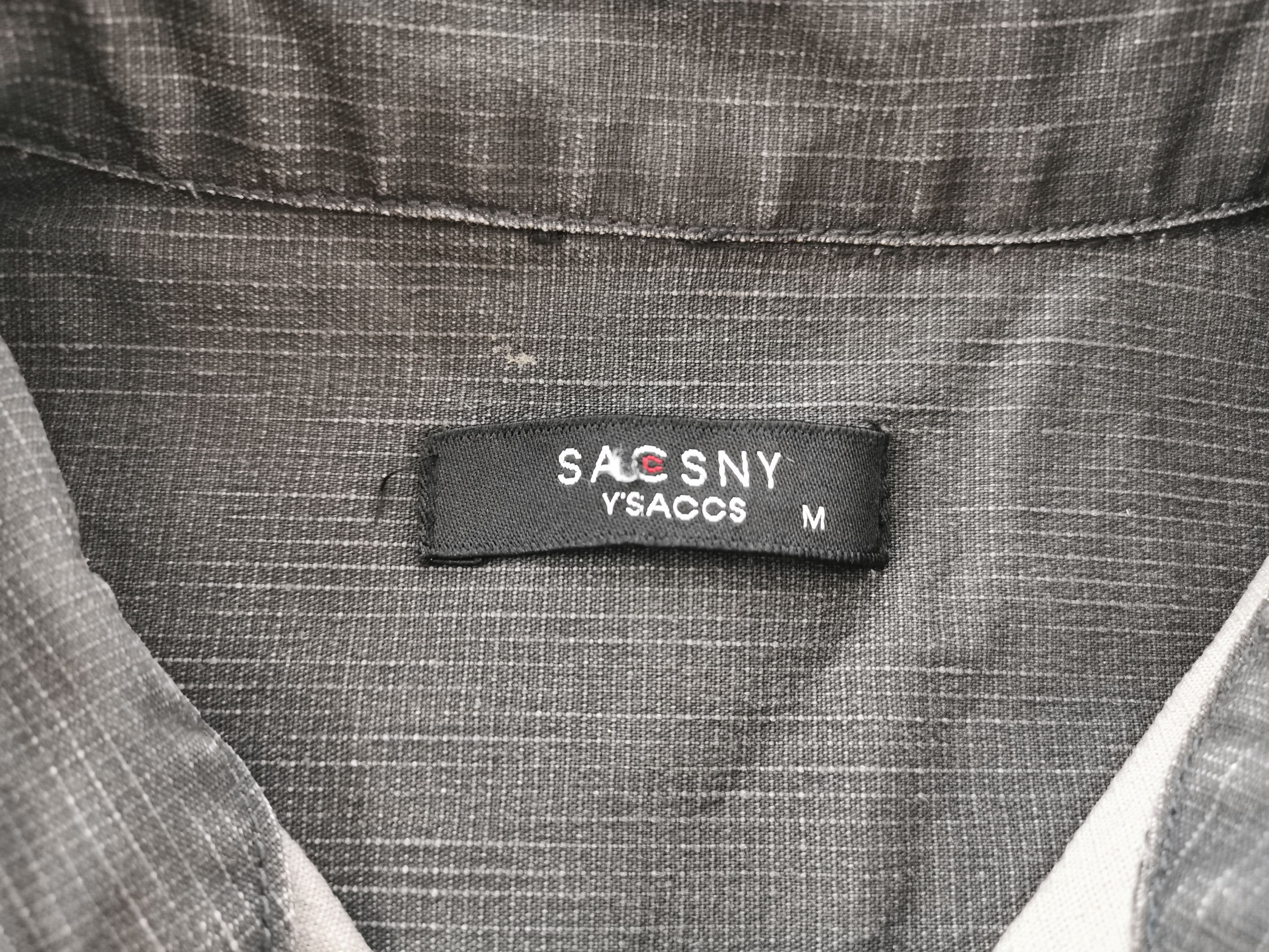 Yohji Yamamoto Vintage Sacsny Y'saccs by Yohji Yamamoto Button Down Shirt Size US M / EU 48-50 / 2 - 4 Thumbnail