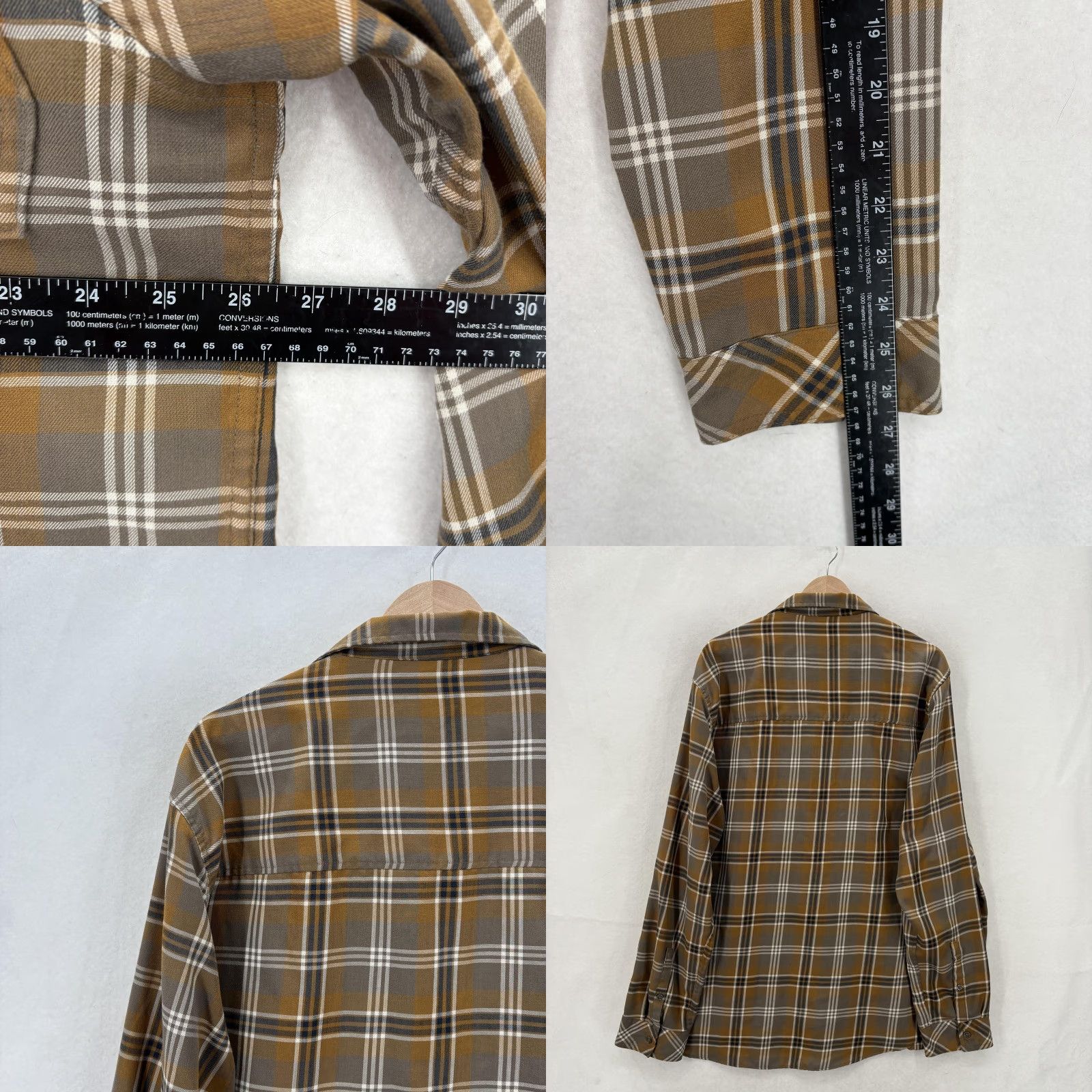 Toad&Co Toad&Co Dogmals Shirt Mens 2XL Brown Plaid Long Sleeve Button Up Outdoor Trail Shirt Size US XXL / EU 58 / 5 - 8 Thumbnail