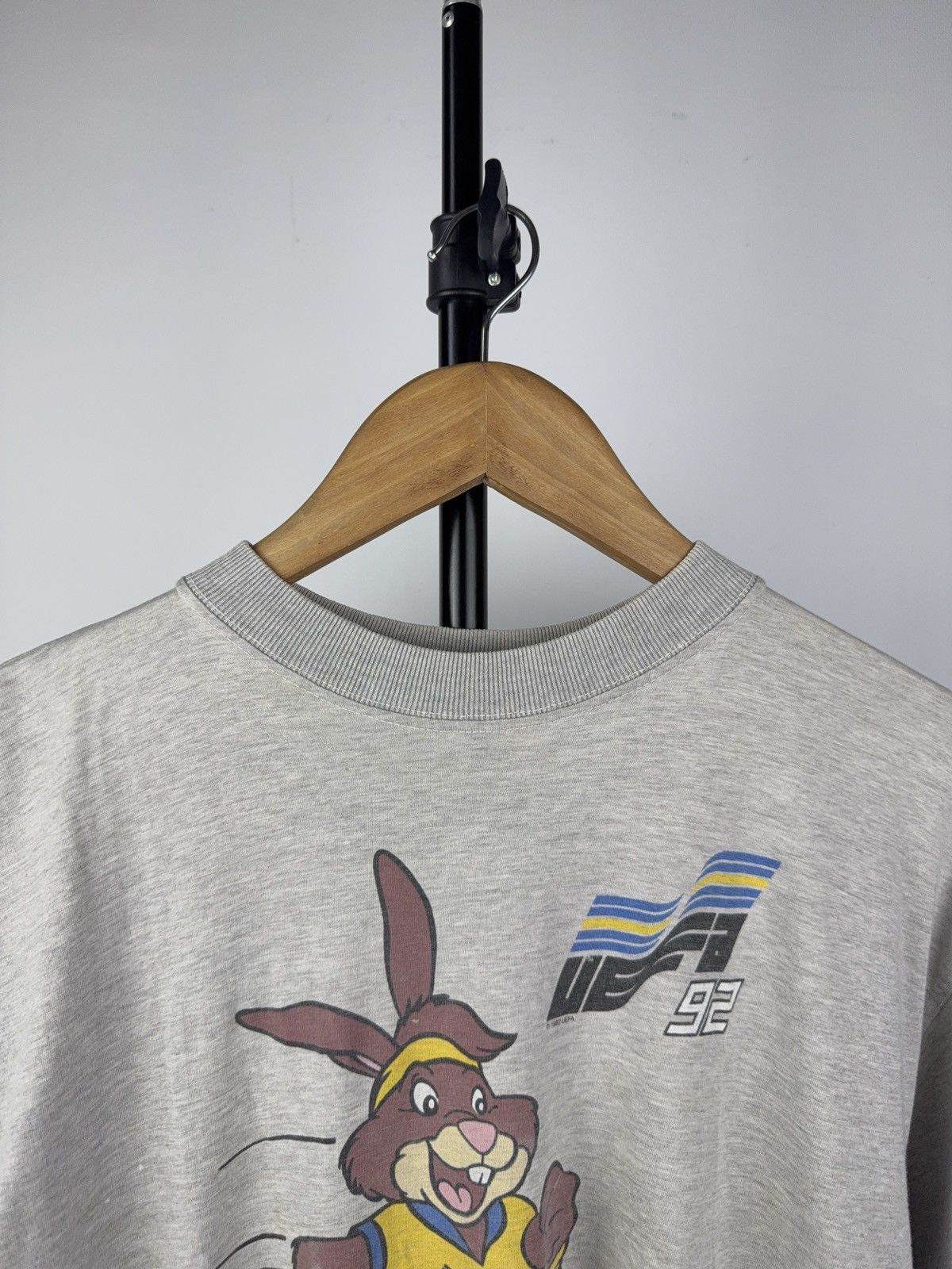 UEFA × Vintage Rare UEFA 1992 Sweden Euro Mascot Football Tee Vintage Size US M / EU 48-50 / 2 - 2 Thumbnail