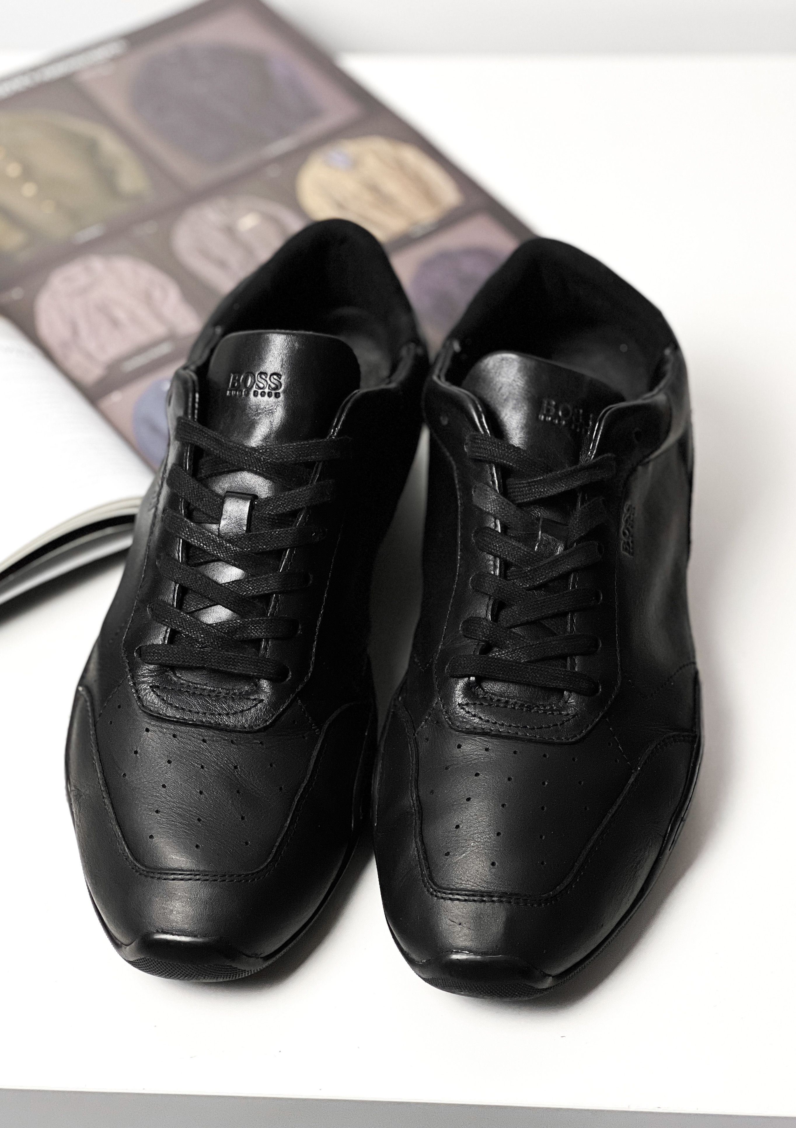 Hugo Boss HUGO BOSS Leather Men`s Shoes Size US 10.5 / EU 43-44 - 5 Thumbnail