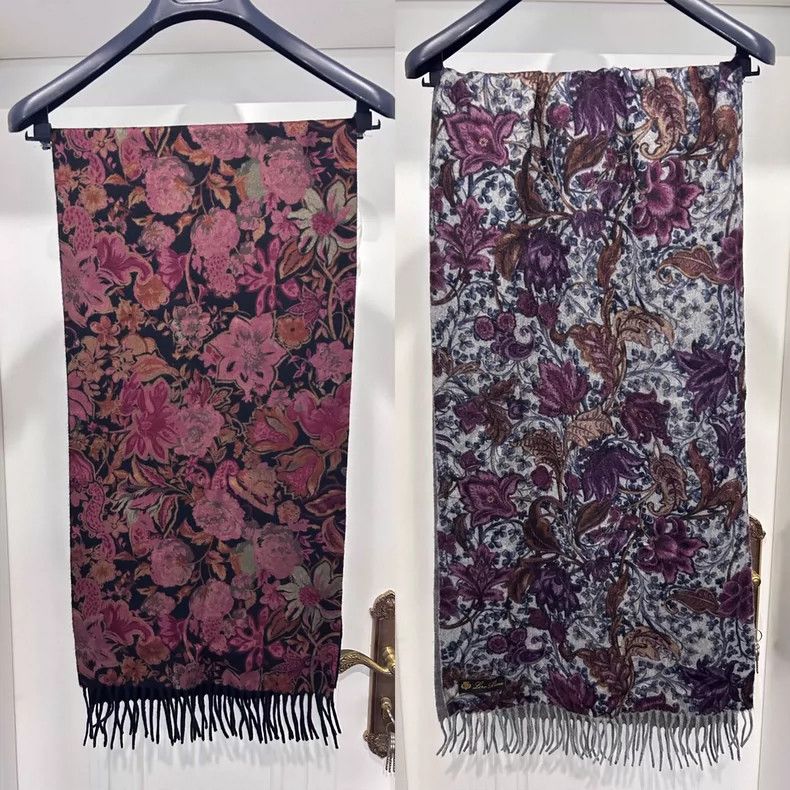 Loro Piana LORO PIANA Cashmere double sided scarf Size ONE SIZE - 1 Thumbnail