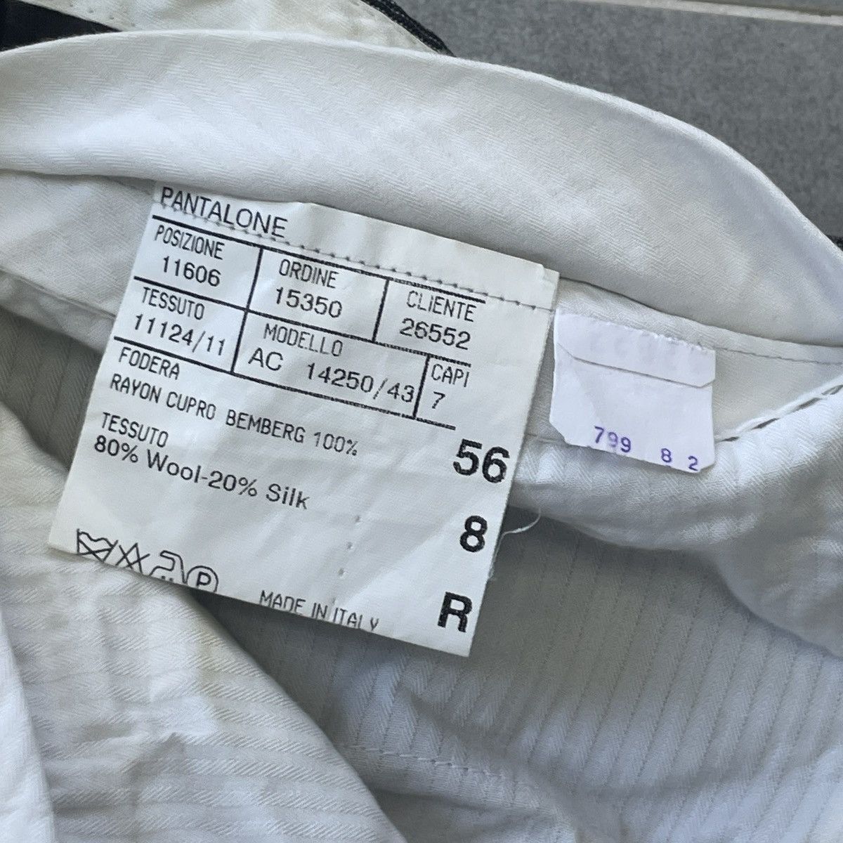 Canali Canali Wool Suit Blazer / Pants Size 56R Size 54R - 22 Thumbnail