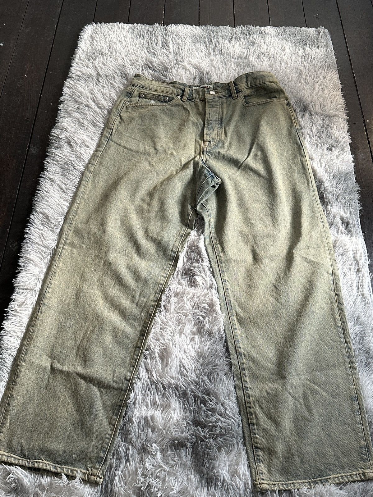 Japanese Brand × Stussy × Vintage Stüssy Big Ol Jean “Beach Wash 