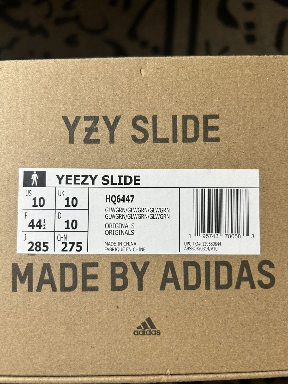 Adidas × Kanye West Adidas Yeezy Slide Glow Green Size US 10 / EU 43 - 10 Thumbnail