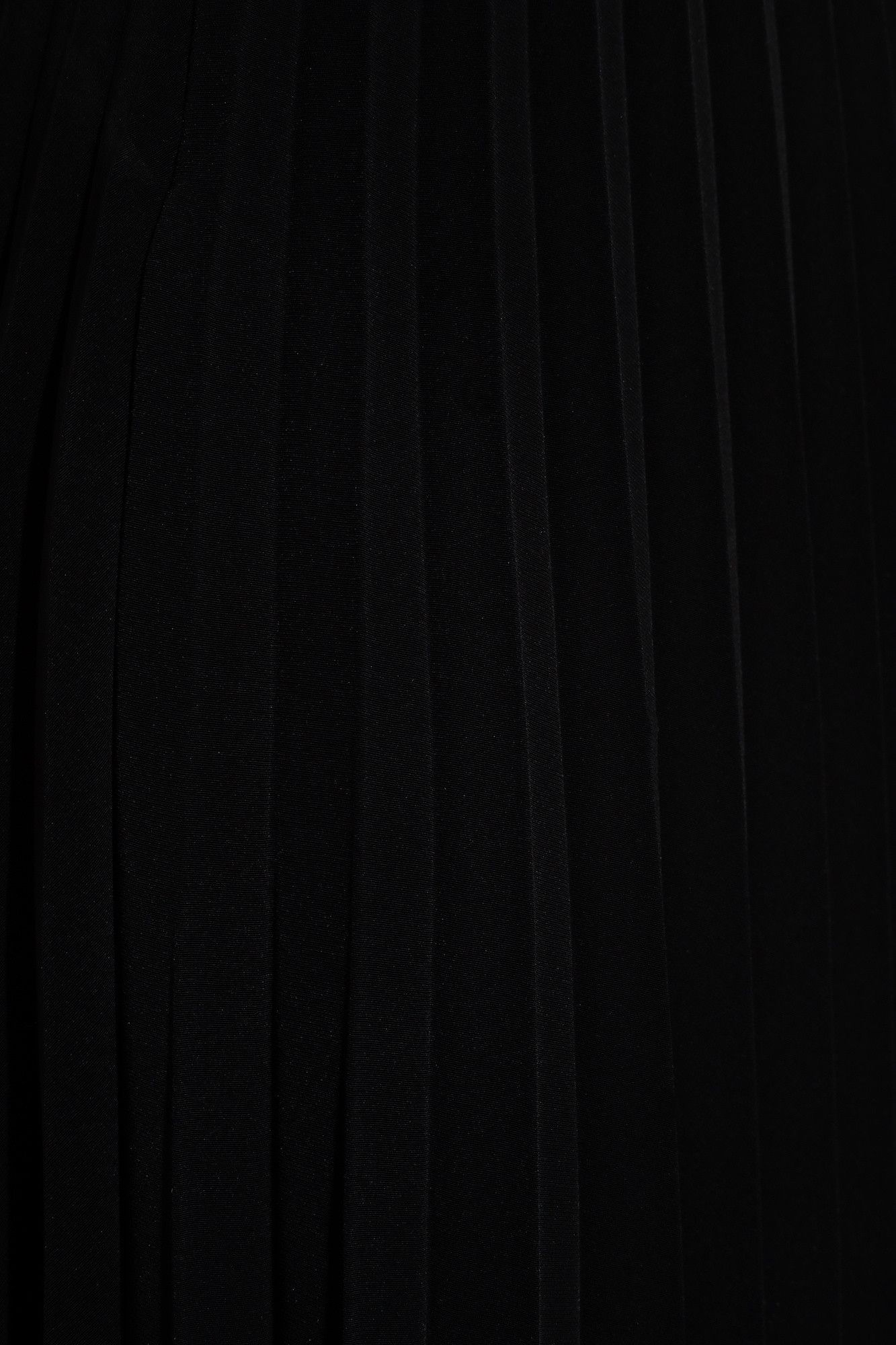 Saint Laurent Paris o1s1wg111024 Asymmetrical Pleated Midi Skirt Crepe in Black Size 28" / US 6 / IT 42 - 5 Thumbnail