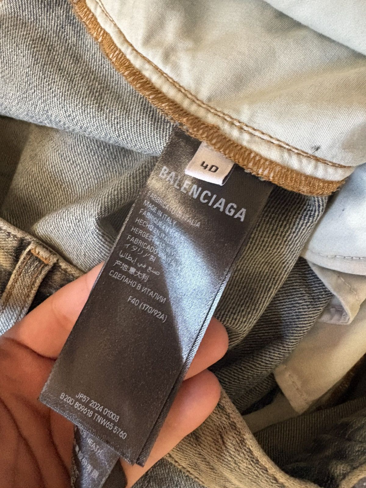 Balenciaga Balenciaga FW24 Italian Ring Jeans Size US 36 / EU 52 - 7 Thumbnail