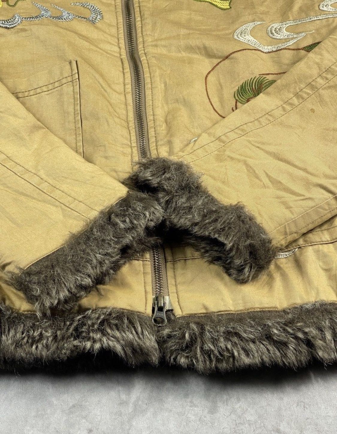 14th Addiction × Eternal × If Six Was Nine 💥Rare💥Eternal B3 Fur Canvas Jacket Size US L / EU 52-54 / 3 - 4 Thumbnail