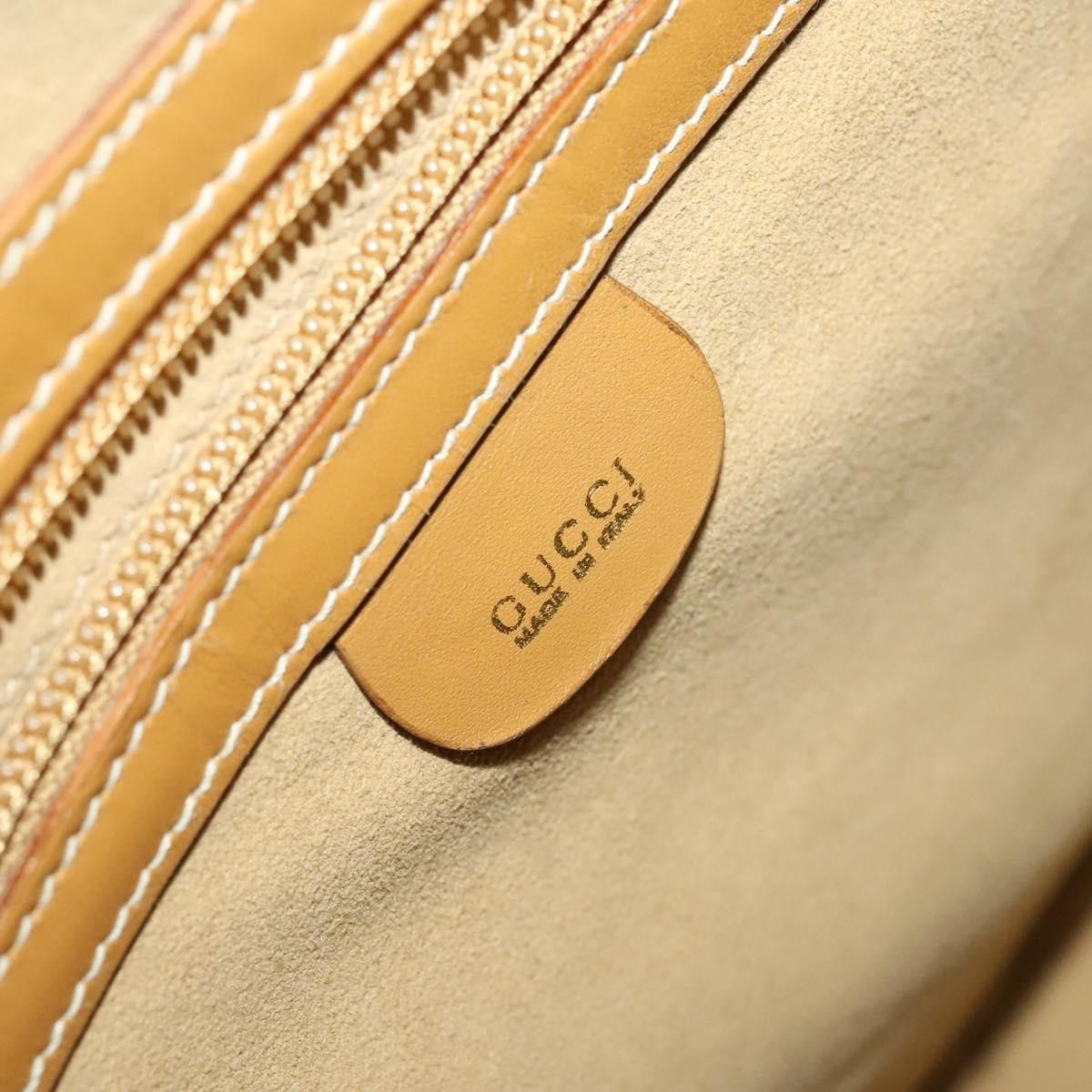 Gucci GUCCI GG Canvas Boston Bag Gold Beige Size ONE SIZE - 19 Thumbnail