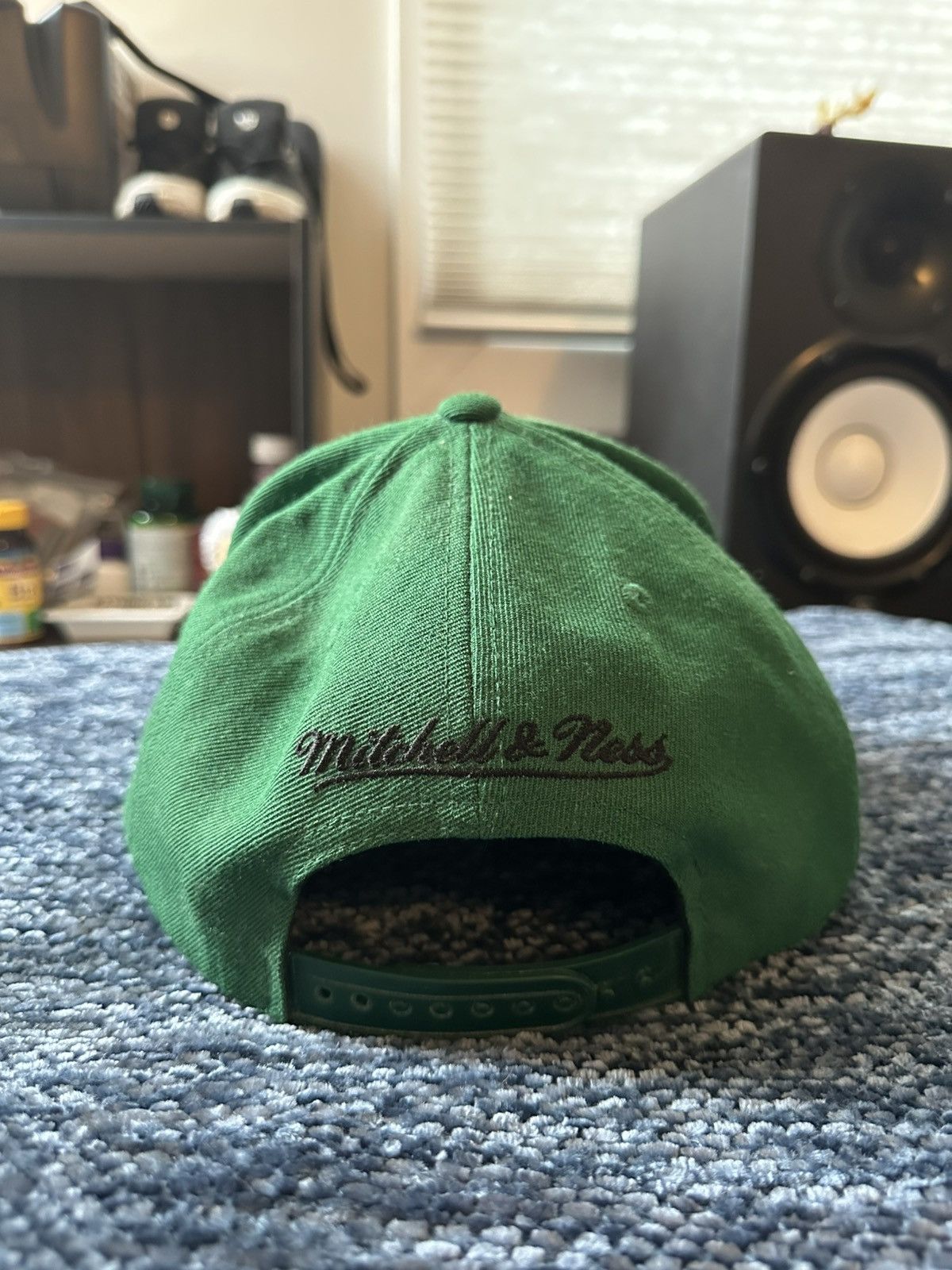 Mitchell & Ness New York Jets Mitchell & Ness Vintage Label SnapBack Hat Size ONE SIZE - 3 Thumbnail