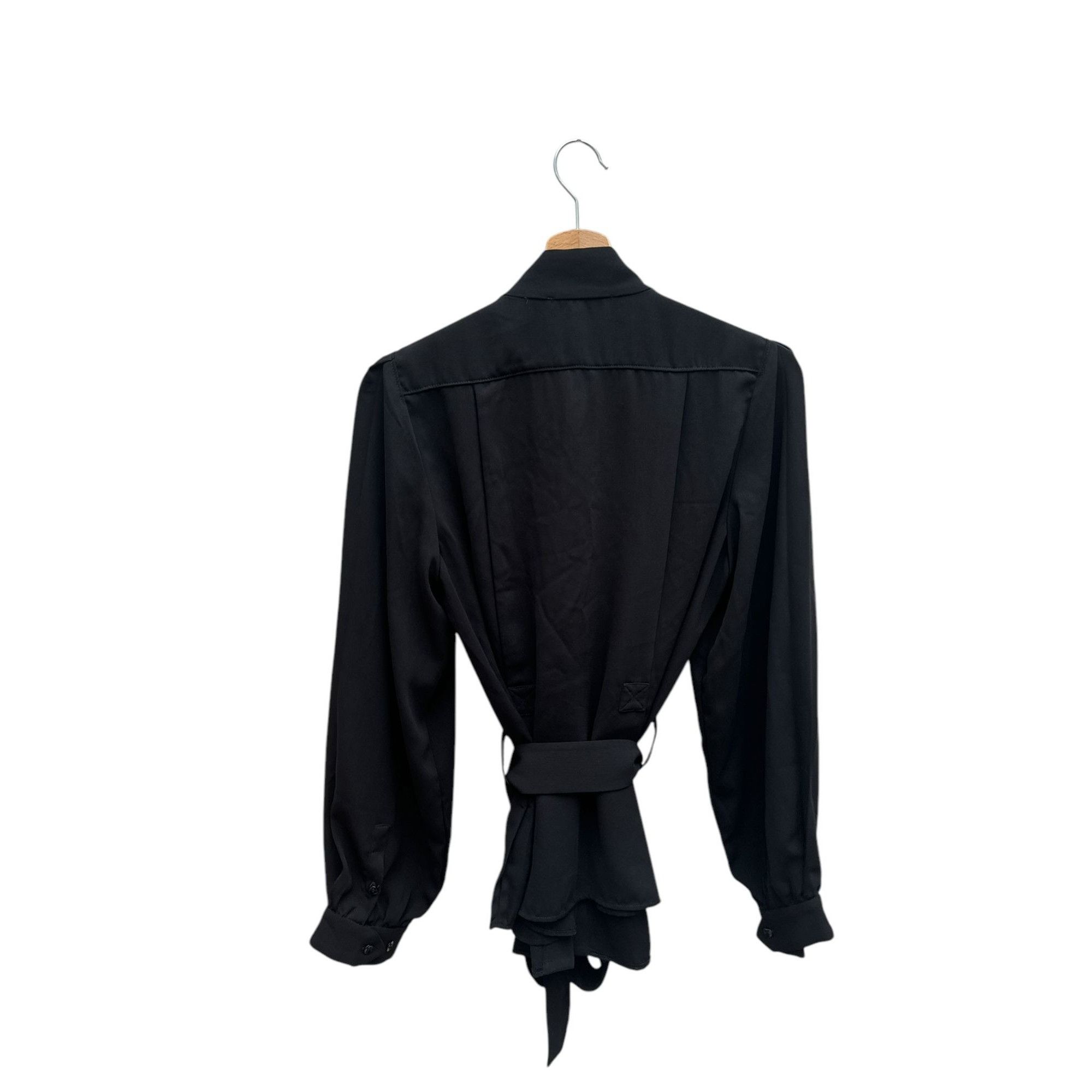Yves Saint Laurent Black Wide Shirt Size XL / US 12-14 / IT 48-50 - 6 Thumbnail