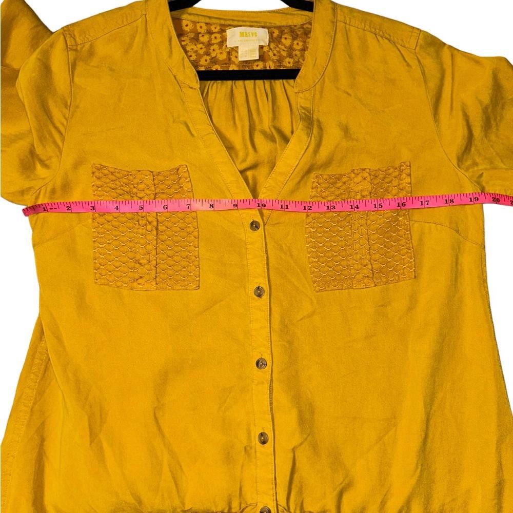 Designer Anthropologie l Maeve Marlie Button-Front Tunic Dress Size 6 Size M / US 6-8 / IT 42-44 - 7 Thumbnail