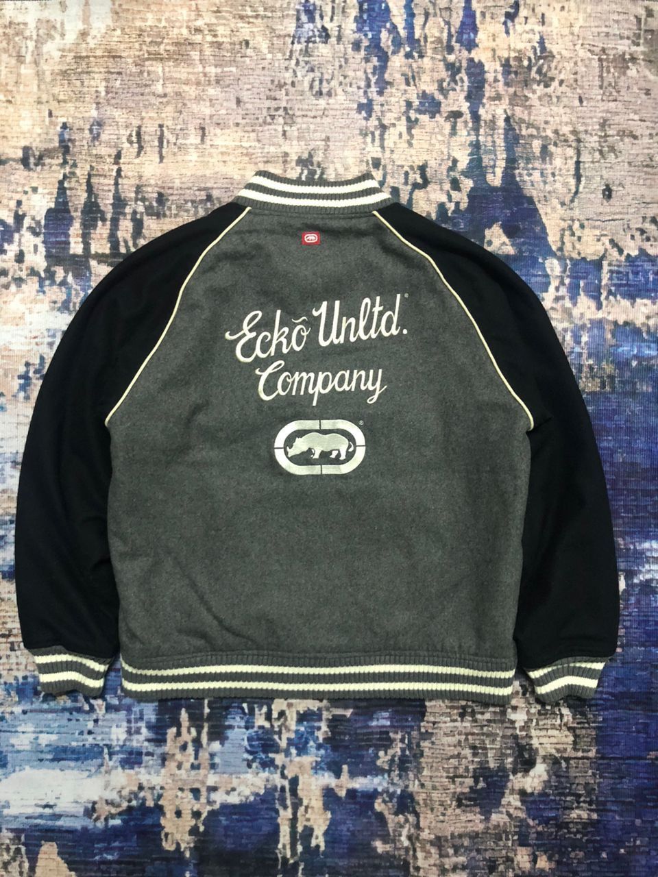 Ecko Unltd. Ecko Untld. Company Wool Varsity Jacket Size US M / EU 48-50 / 2 - 2 Thumbnail