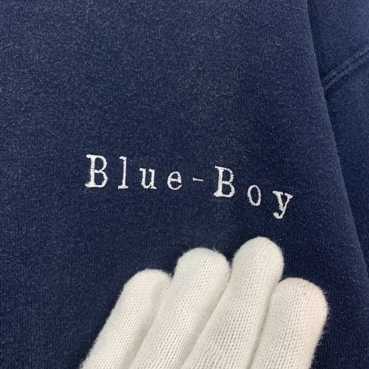 Hanes 90s Vintage BLUE BOY MOTOR SPORTS CLUB Sweatshirt #2491/J Size US M / EU 48-50 / 2 - 4 Thumbnail