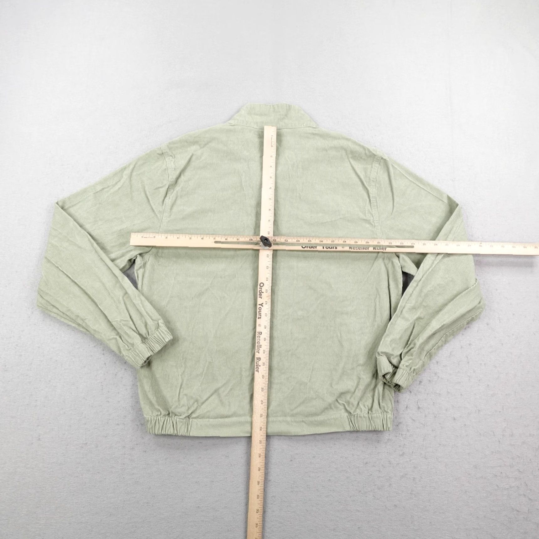 Nike NIKE Jacket Men Medium Green Corduroy Bomber Coat Full Zip Swoosh Logo Casual Outdoor Size US M / EU 48-50 / 2 - 4 Thumbnail