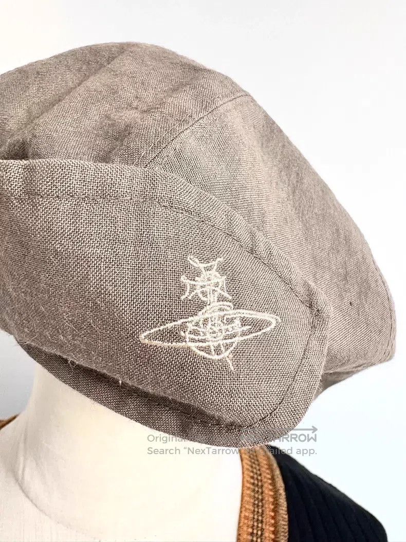 Vivienne Westwood Vivienne Westwood Greyish Brown Bow Tie Saturn Embroidered Size ONE SIZE - 4 Thumbnail