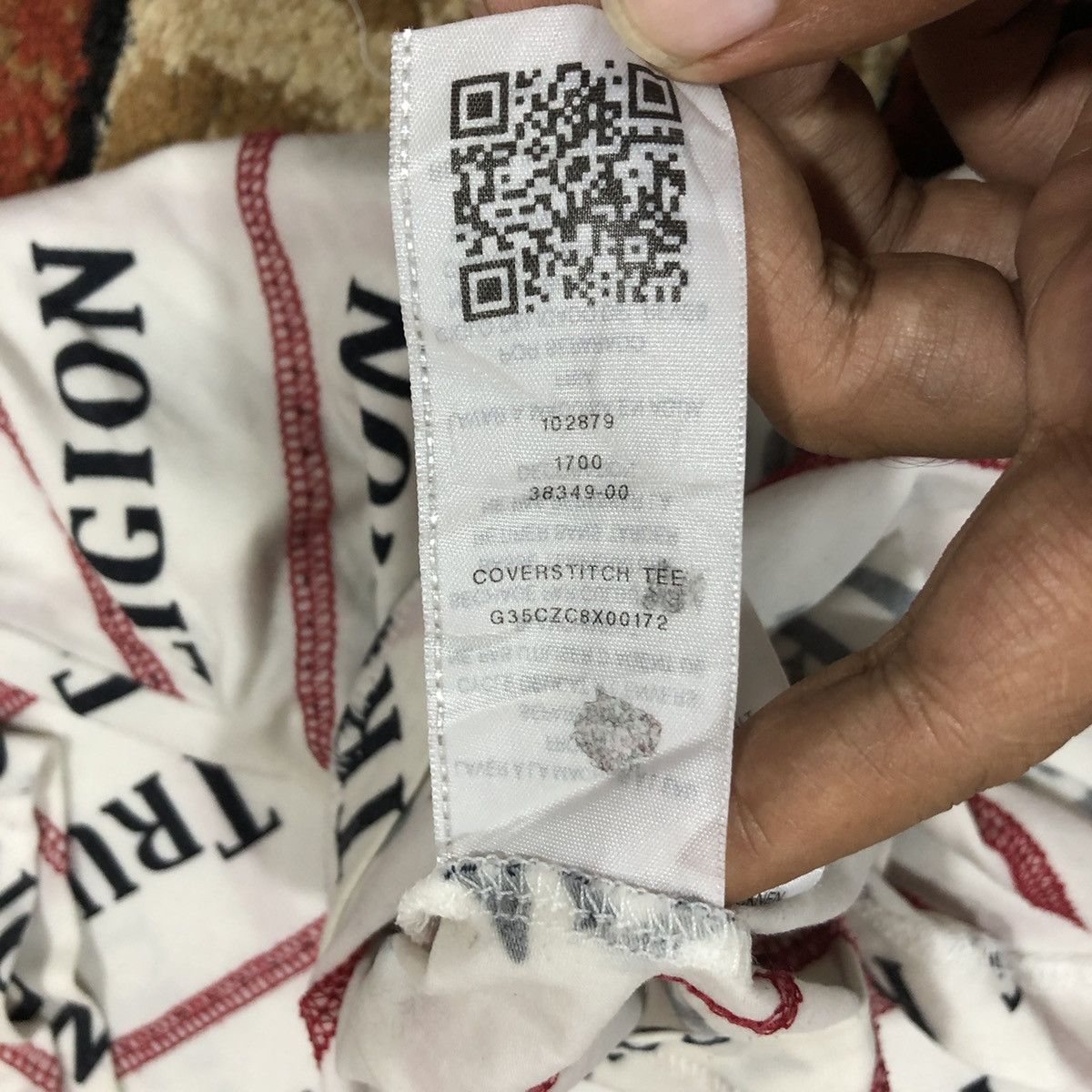 True Religion Vintage True Religion Over Print Rare Shirt Size US L / EU 52-54 / 3 - 5 Thumbnail