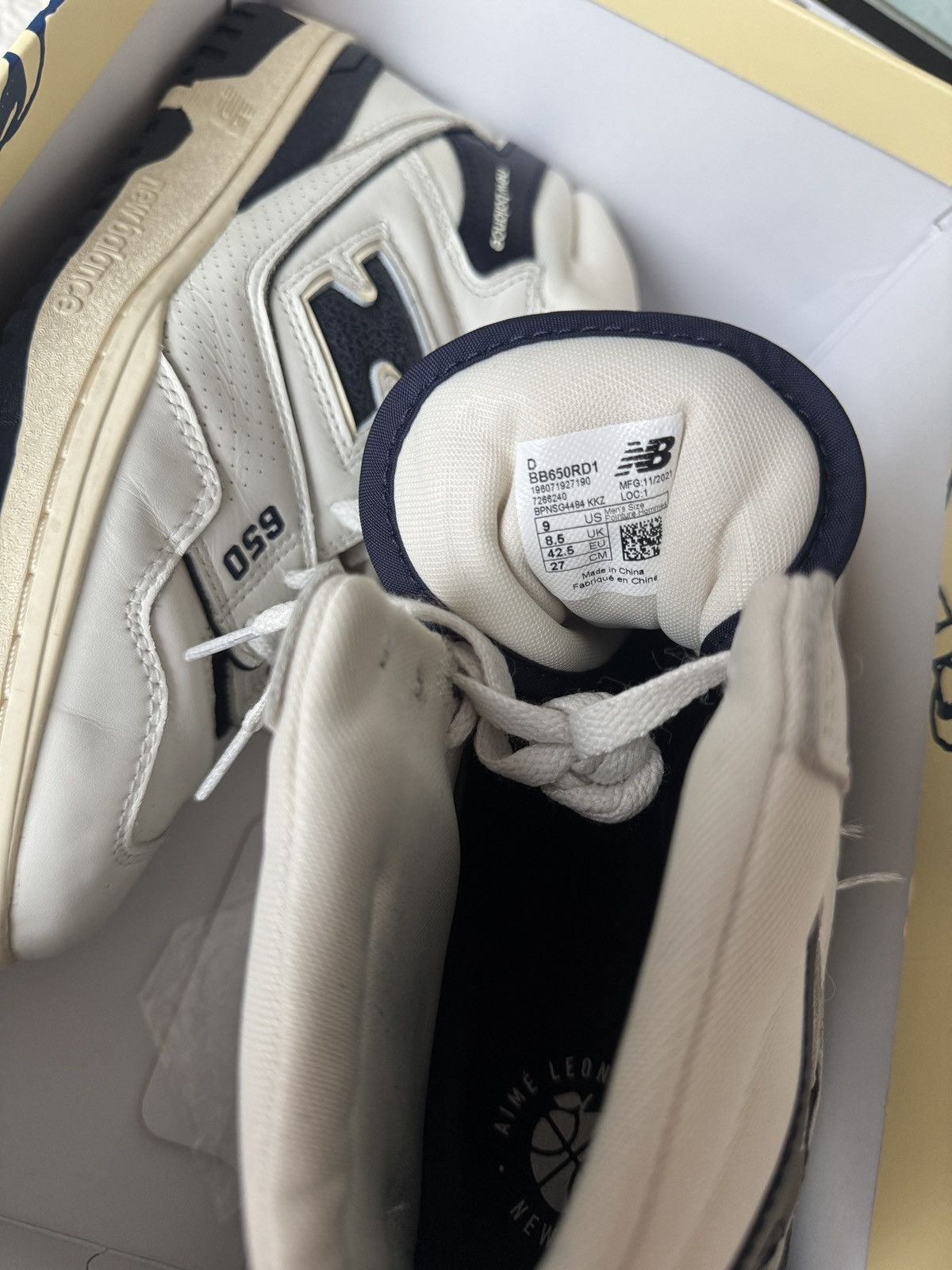 Aime Leon Dore × New Balance New Balance 650R Aime Leon Dore White Navy Size US 9 / EU 42 - 10 Thumbnail