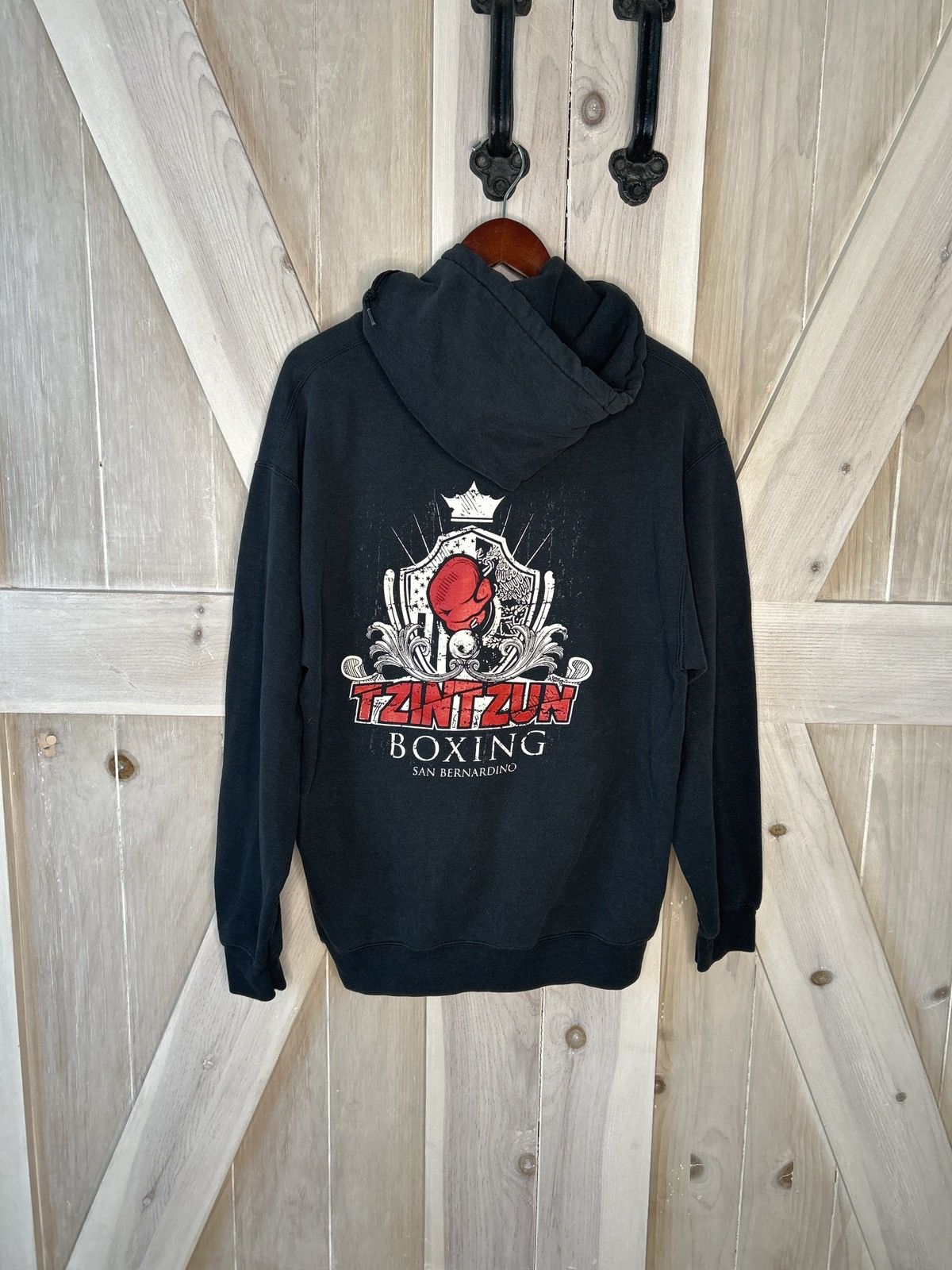 Vintage Vintage Boxing Hoodie Size US L / EU 52-54 / 3 - 2 Thumbnail