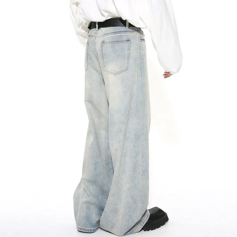 Japanese Brand × Jean Light style washed blue baggy jeans Size US 34 / EU 50 - 2 Thumbnail