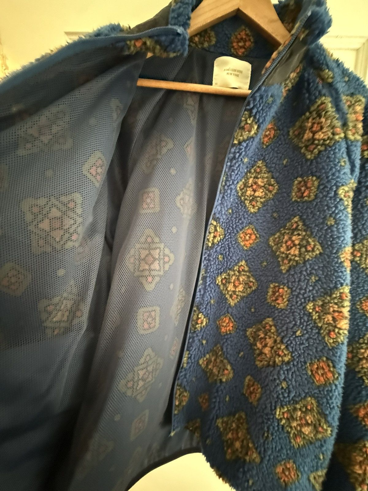 Aime Leon Dore Aime Leon Dore Foulard Full-Zip Sherpa Fleece Size US XL / EU 56 / 4 - 3 Thumbnail