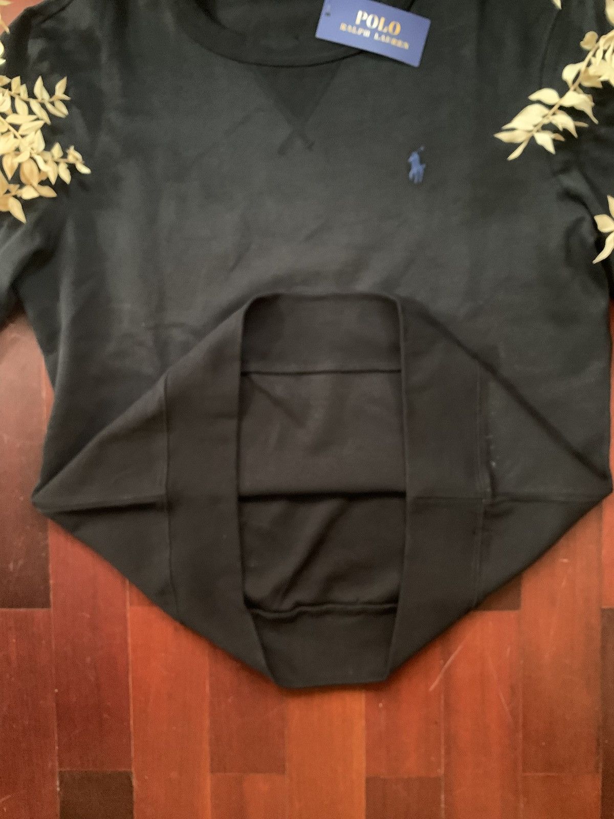 Ralph Lauren 🖤 Ralph Lauren Black Sweater with Navy Logo | Size S Size US S / EU 44-46 / 1 - 7 Thumbnail