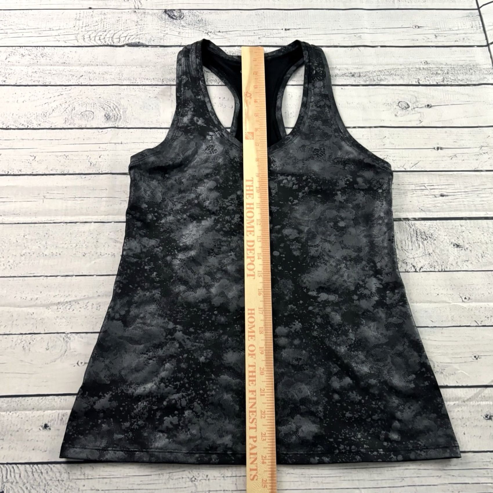 Athleta Athleta Tank Shirt Sleeveless Athletic Marbled Metallic Black Women's M Size M / US 6-8 / IT 42-44 - 3 Thumbnail
