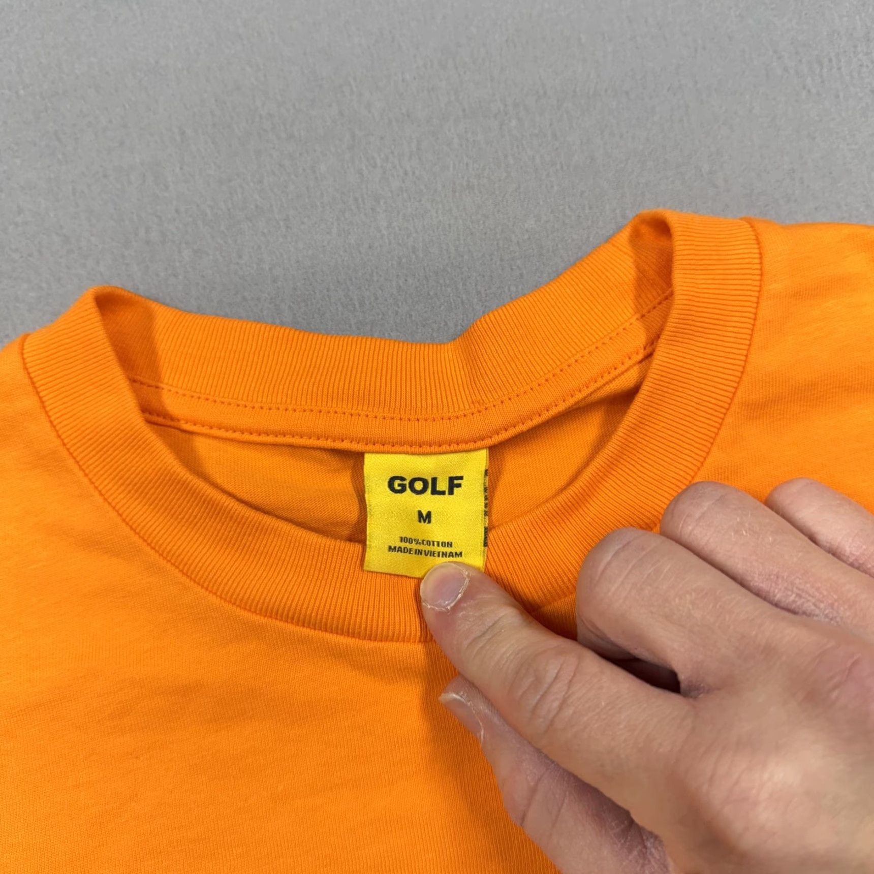 Golf Wang GOLF Shirt Mens M Orange Logo Graphic Tee Streetwear Casual Size US M / EU 48-50 / 2 - 3 Thumbnail