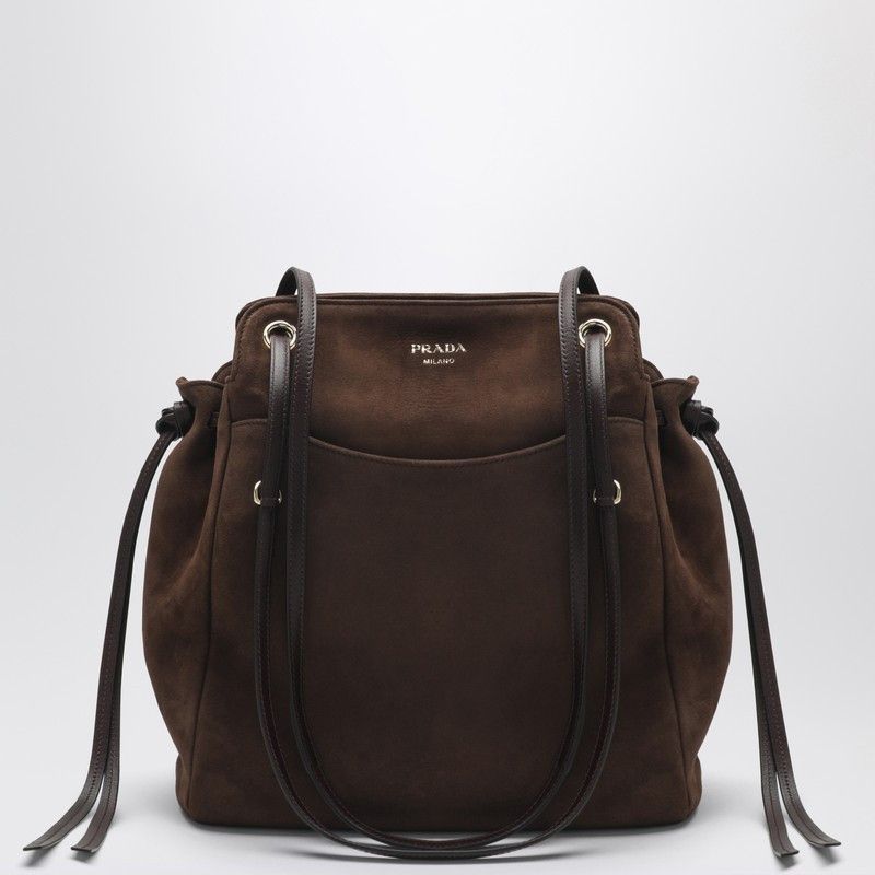 Prada Prada Medium Prada Carry Shopping Bag In Brown Size ONE SIZE - 1 Thumbnail