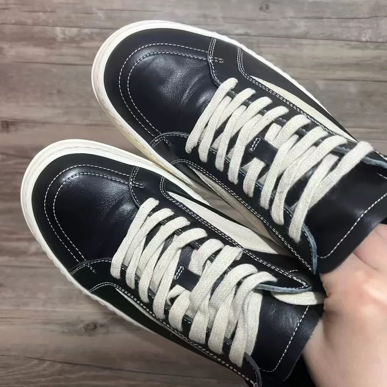 Rick Owens Rick Owens Infringement of black and white leather shoes 2 Size US 10 / EU 43 - 5 Thumbnail
