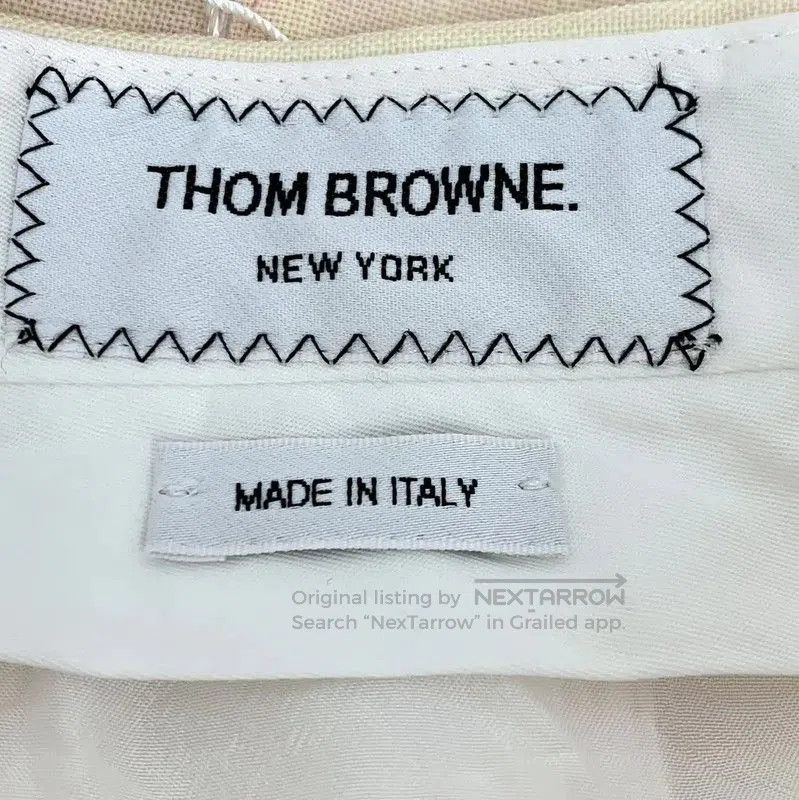 Thom Browne Thom Browne Beige Wool Pleated Skirt . Size 22" - 5 Thumbnail