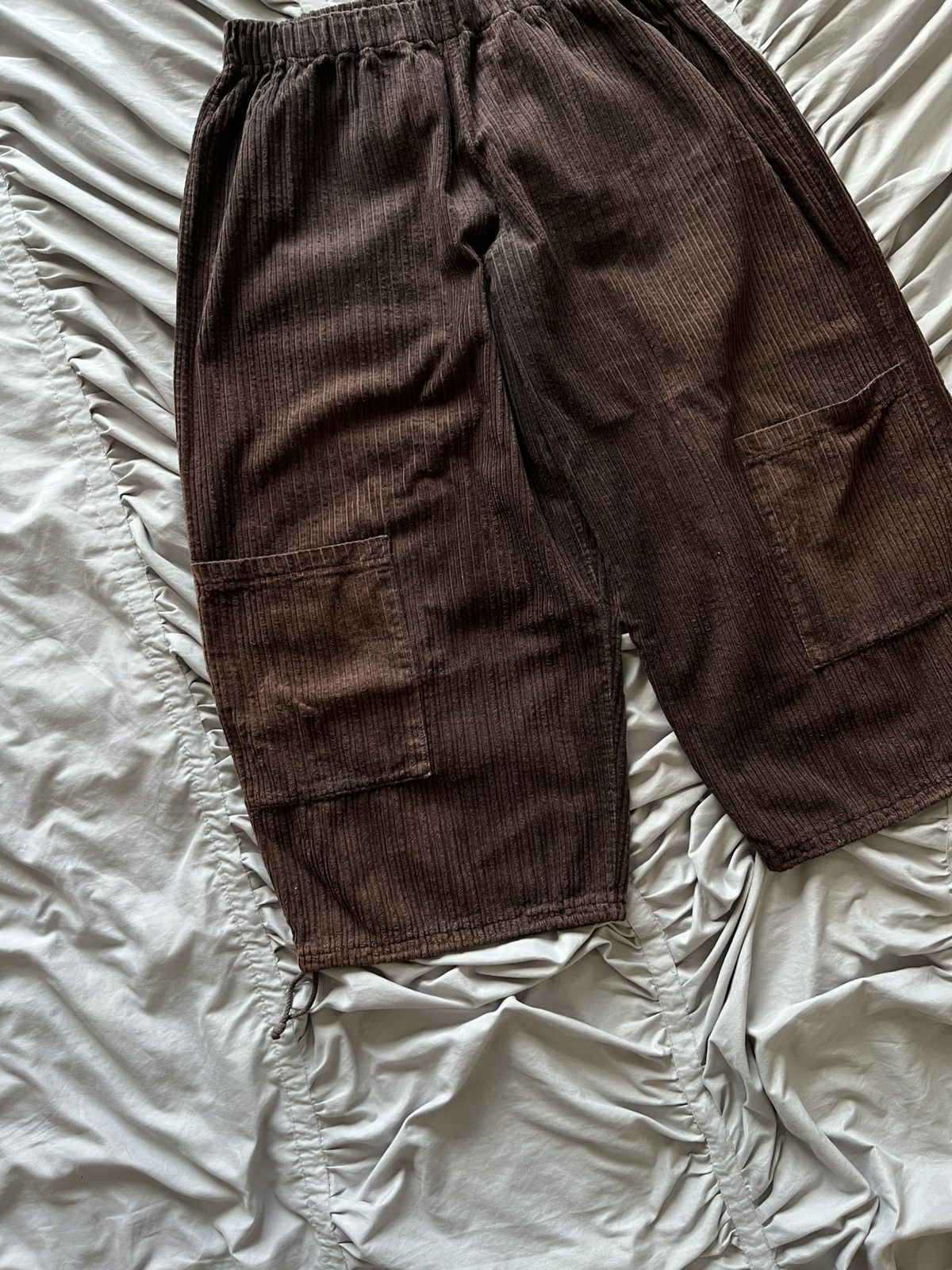 Japanese Brand Velvet Baggy Shorts Vintage Heavyweight Streetwear Japan Y2K Size US 38 / EU 54 - 2 Thumbnail