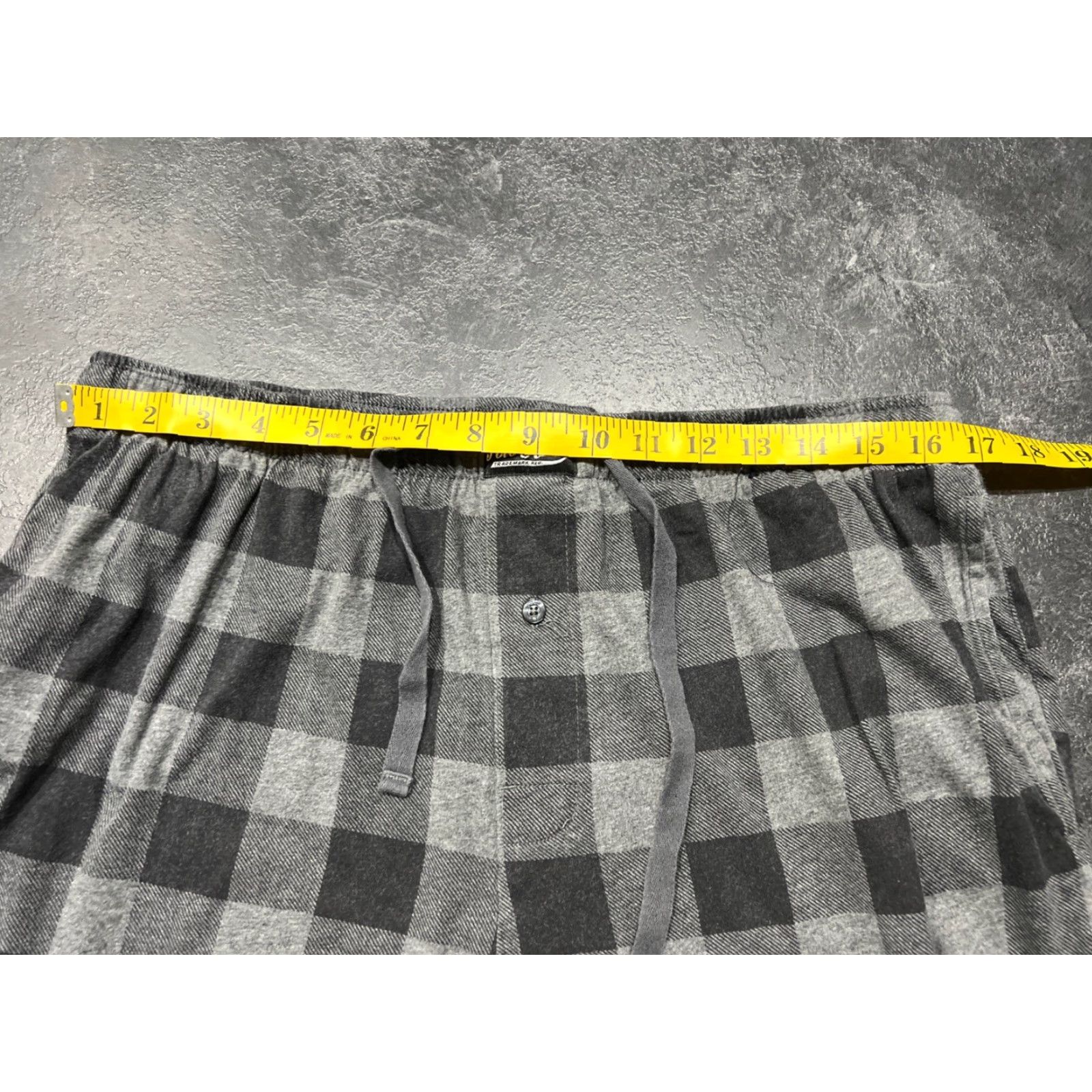 Polo Ralph Lauren Polo Ralph Lauren Sleepwear Pajama Pants Mens XL Gray Plaid Flannel Drawstring Pocket 100% Cotton Adult Regular Men Size US XL / EU 56 / 4 - 5 Thumbnail