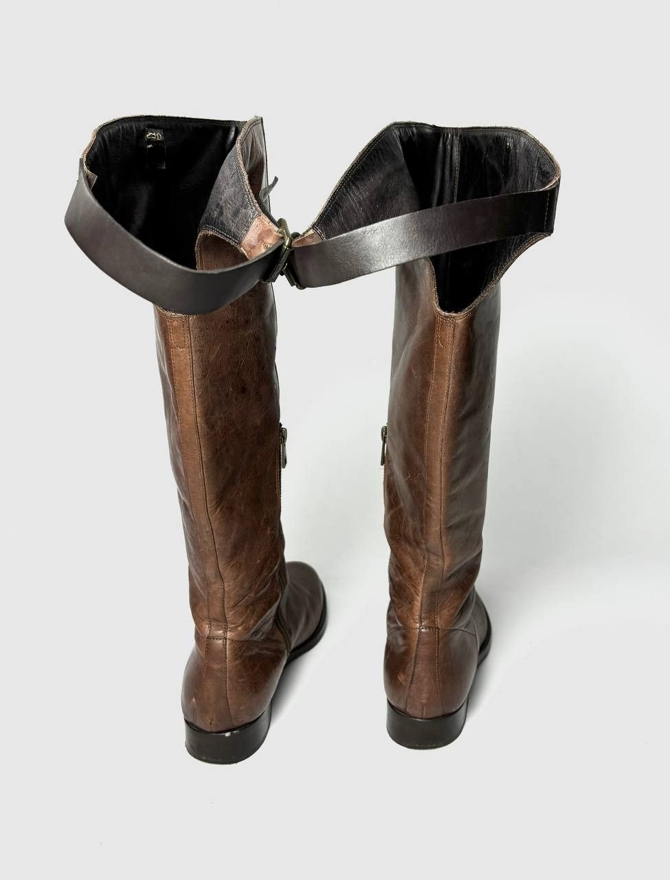 Allsaints AllSaints Distressed Leather riding boots Size US 9 / IT 39 - 3 Thumbnail