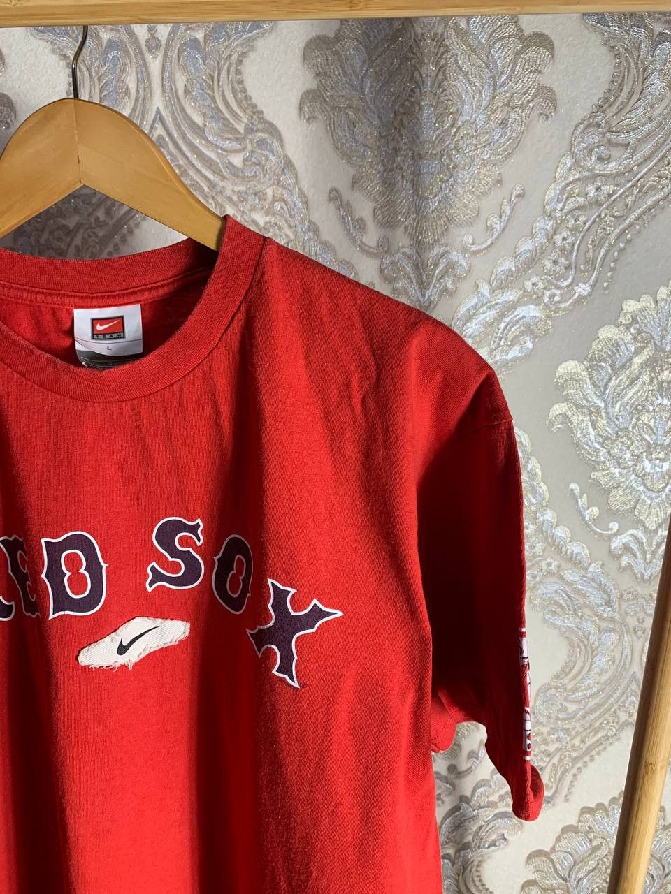 Nike Vintage MLB Nike Red Sox Retro T-shirt Drill Swoosh Y2K 90s Size US M / EU 48-50 / 2 - 3 Thumbnail