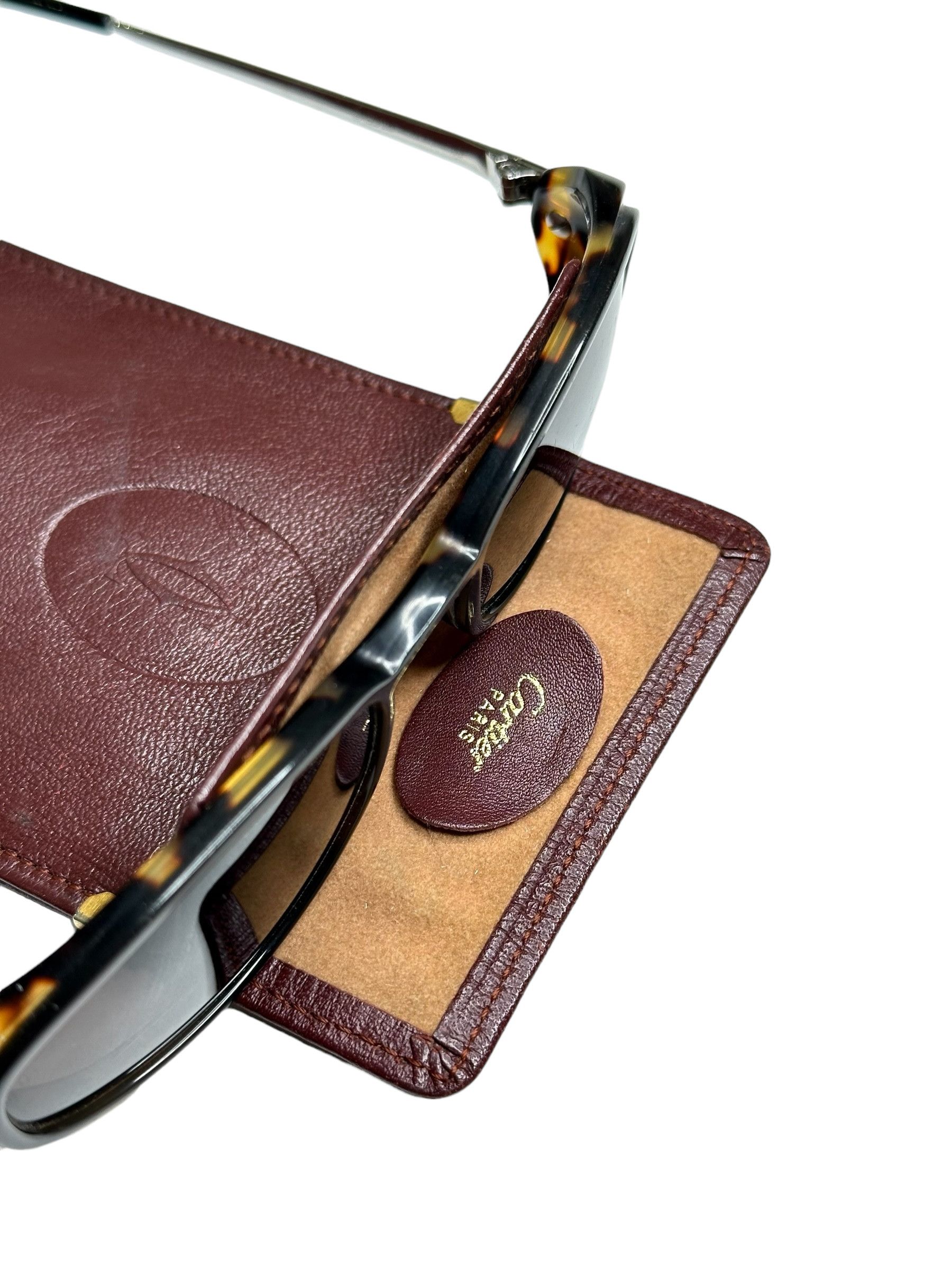 Cartier Cartier Slim Steel Oval Sunglasses Size ONE SIZE - 9 Thumbnail